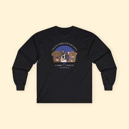 Long Sleeve Tee | FUNDRAISER | Canine Rescue of Central PA - Detezi Designs - 30363077768229786492