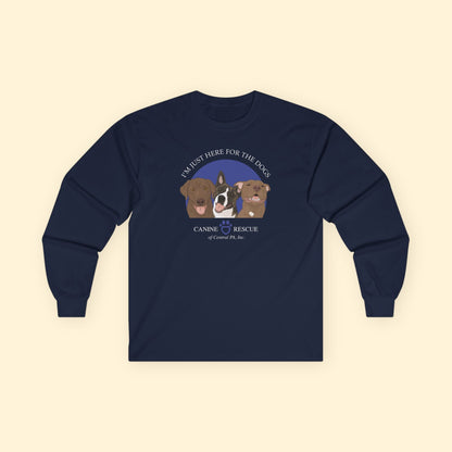 Long Sleeve Tee | FUNDRAISER | Canine Rescue of Central PA - Detezi Designs - 32569363846292578957