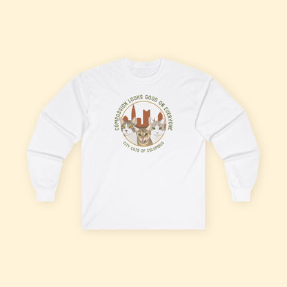 Long Sleeve Tee | FUNDRAISER | City Cats of Columbus - Detezi Designs-12472610148122679572