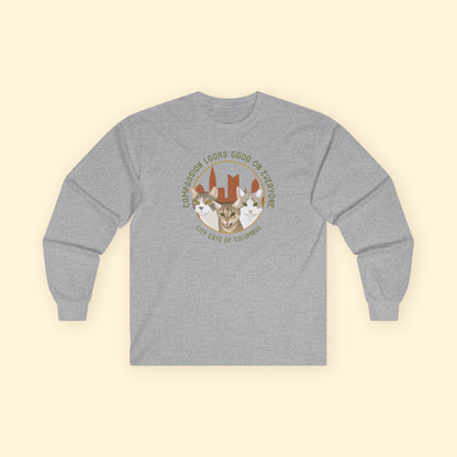 Long Sleeve Tee | FUNDRAISER | City Cats of Columbus - Detezi Designs-16554094305676686791