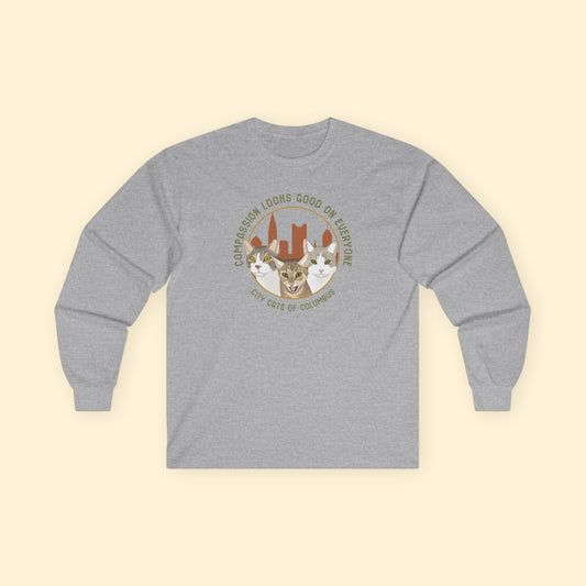 Long Sleeve Tee | FUNDRAISER | City Cats of Columbus - Detezi Designs-16554094305676686791