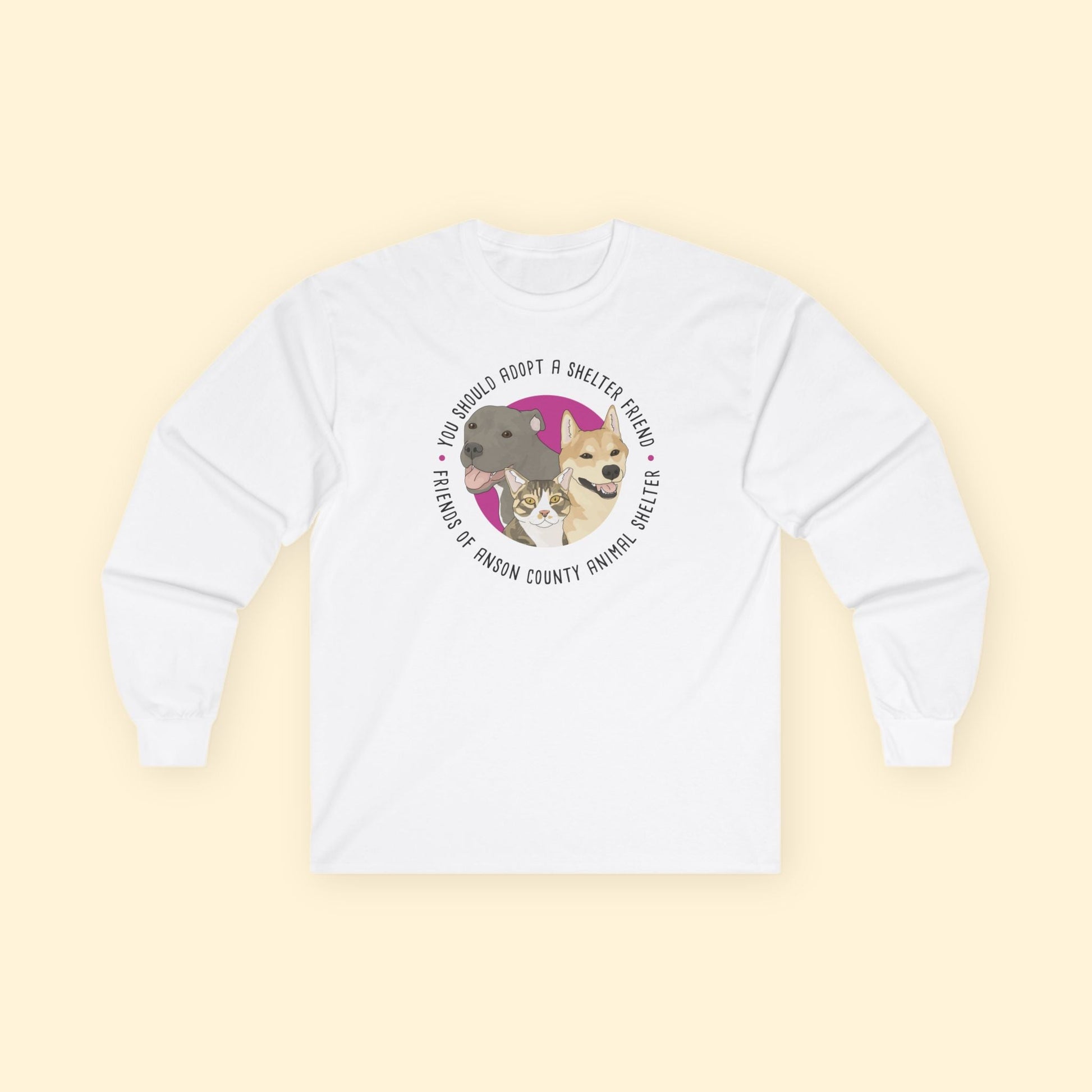 Long Sleeve Tee | FUNDRAISER | Friends of Anson County Animal Shelter - Detezi Designs - 27884260074766426524