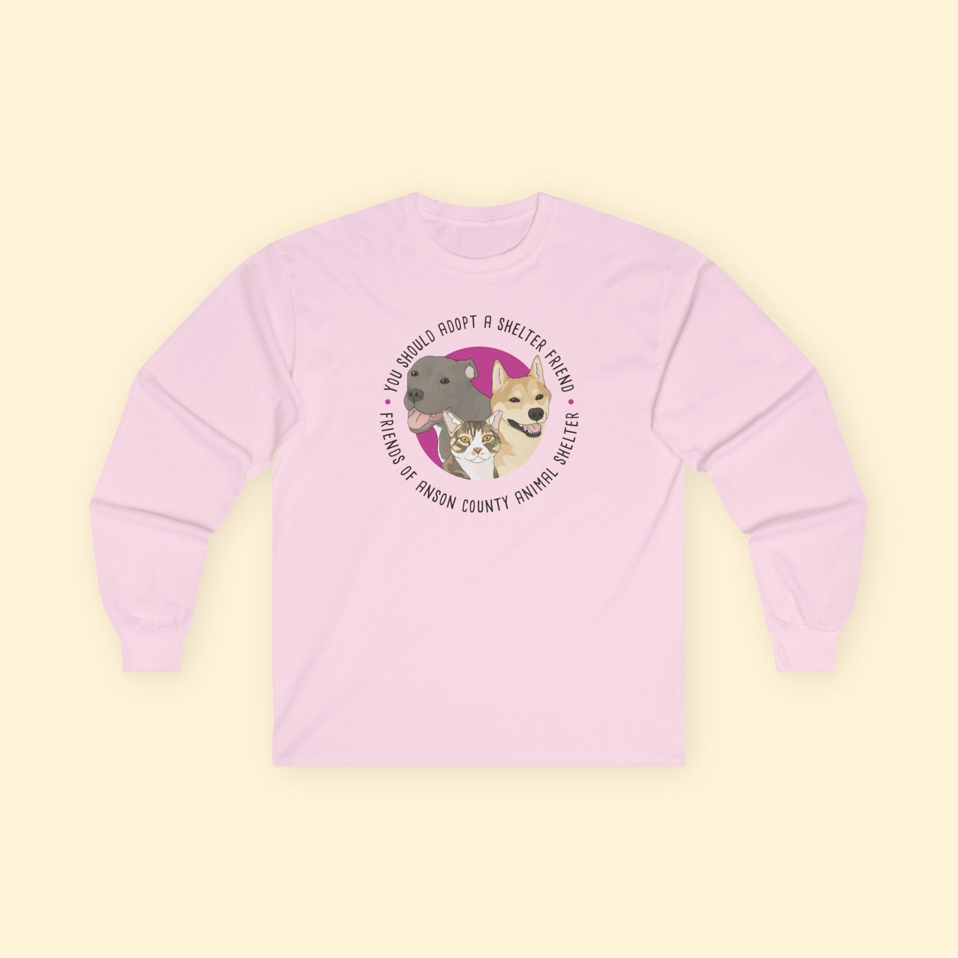 Long Sleeve Tee | FUNDRAISER | Friends of Anson County Animal Shelter - Detezi Designs - 81706871832491818075