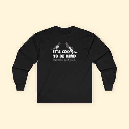 Long Sleeve Tee | FUNDRAISER | Great Lakes Pigeon Rescue - Detezi Designs - 86609881760620381259