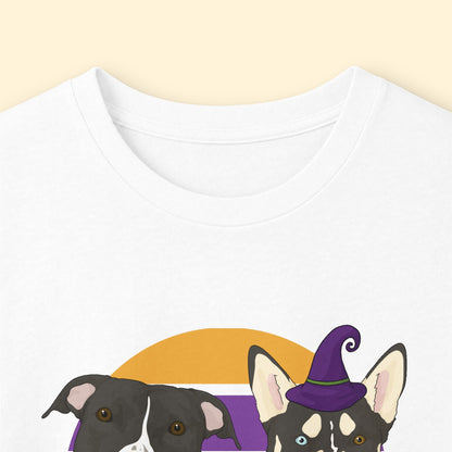 Long Sleeve Tee | FUNDRAISER | Happy Tails Canine Rescue | Halloween - Detezi Designs-31017719212751414686