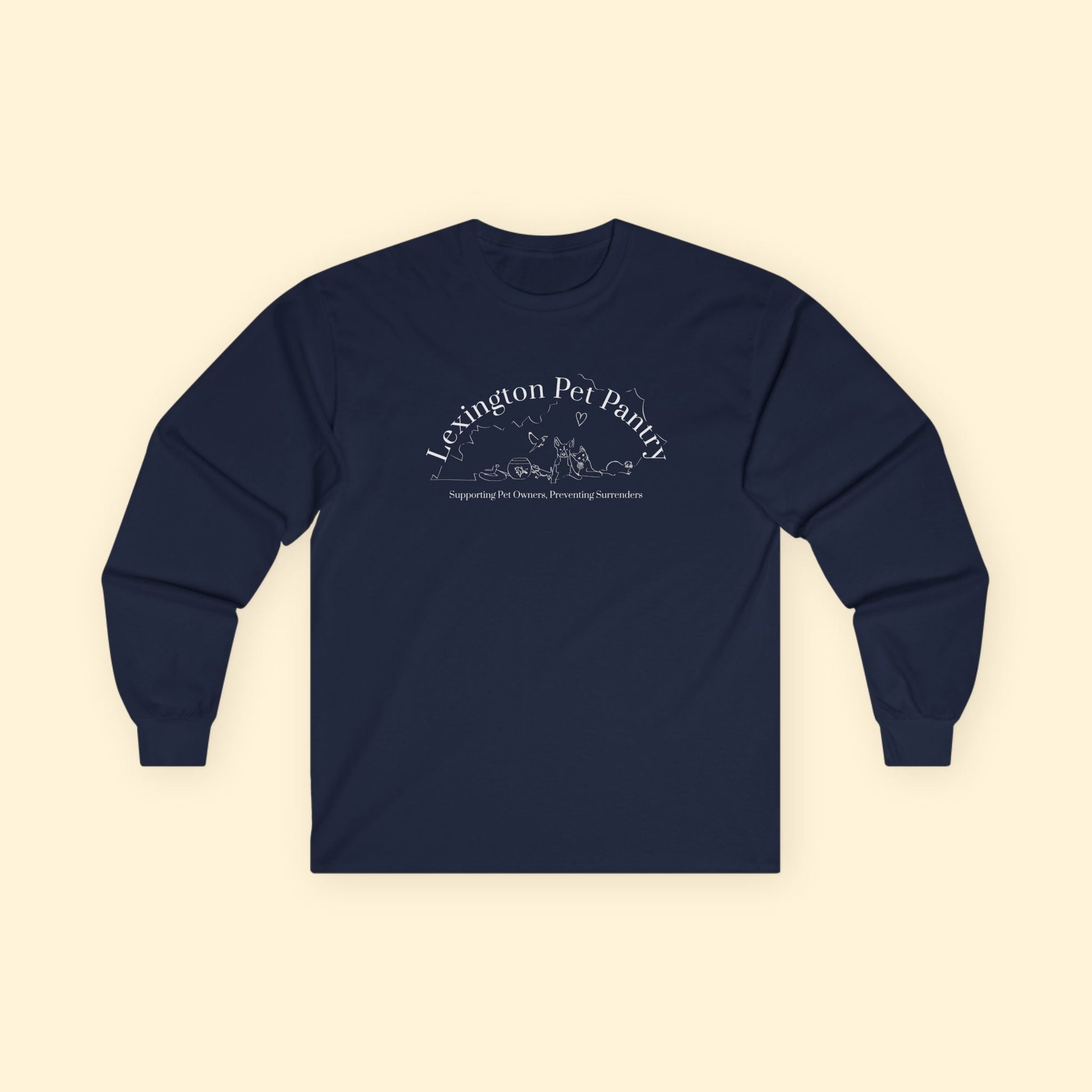 Long Sleeve Tee | FUNDRAISER | Lexington Pet Pantry - Detezi Designs - 24776837547778687564