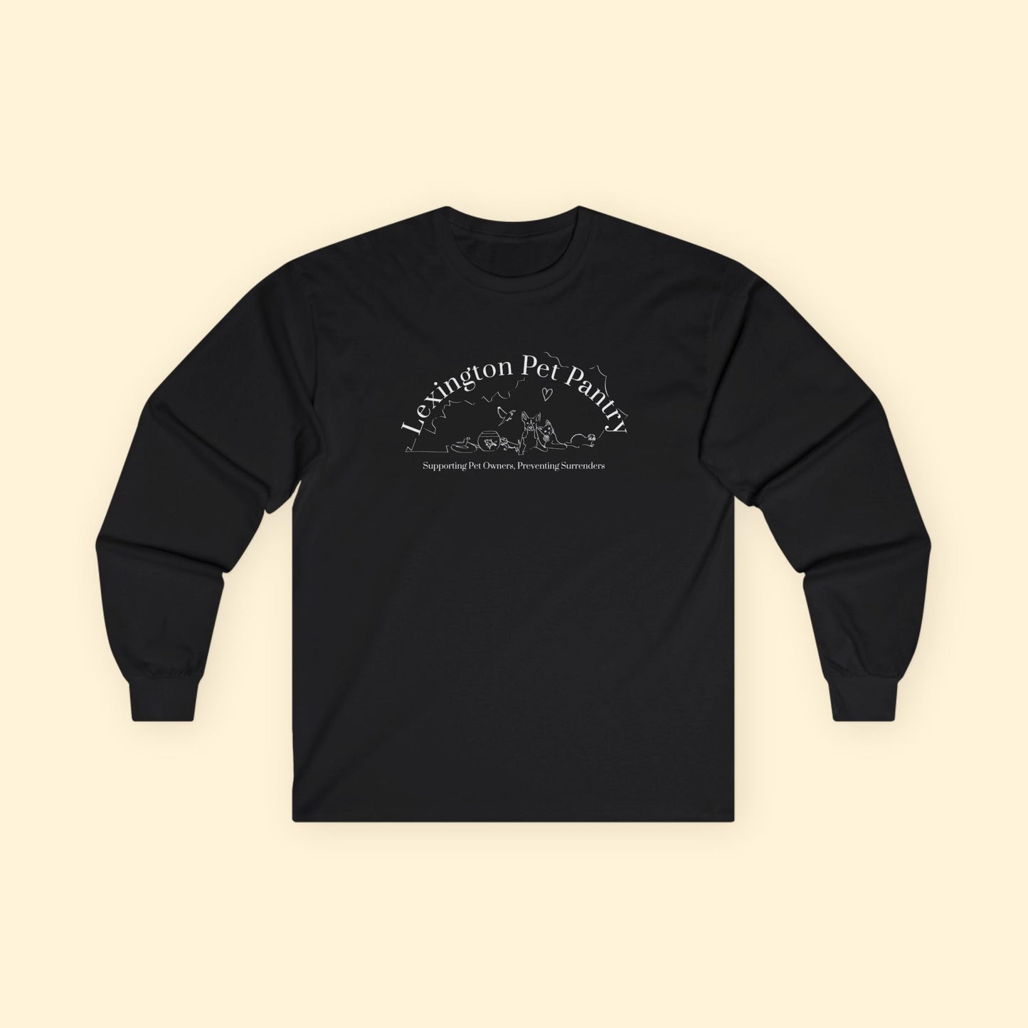 Long Sleeve Tee | FUNDRAISER | Lexington Pet Pantry - Detezi Designs - 26651258434317299384