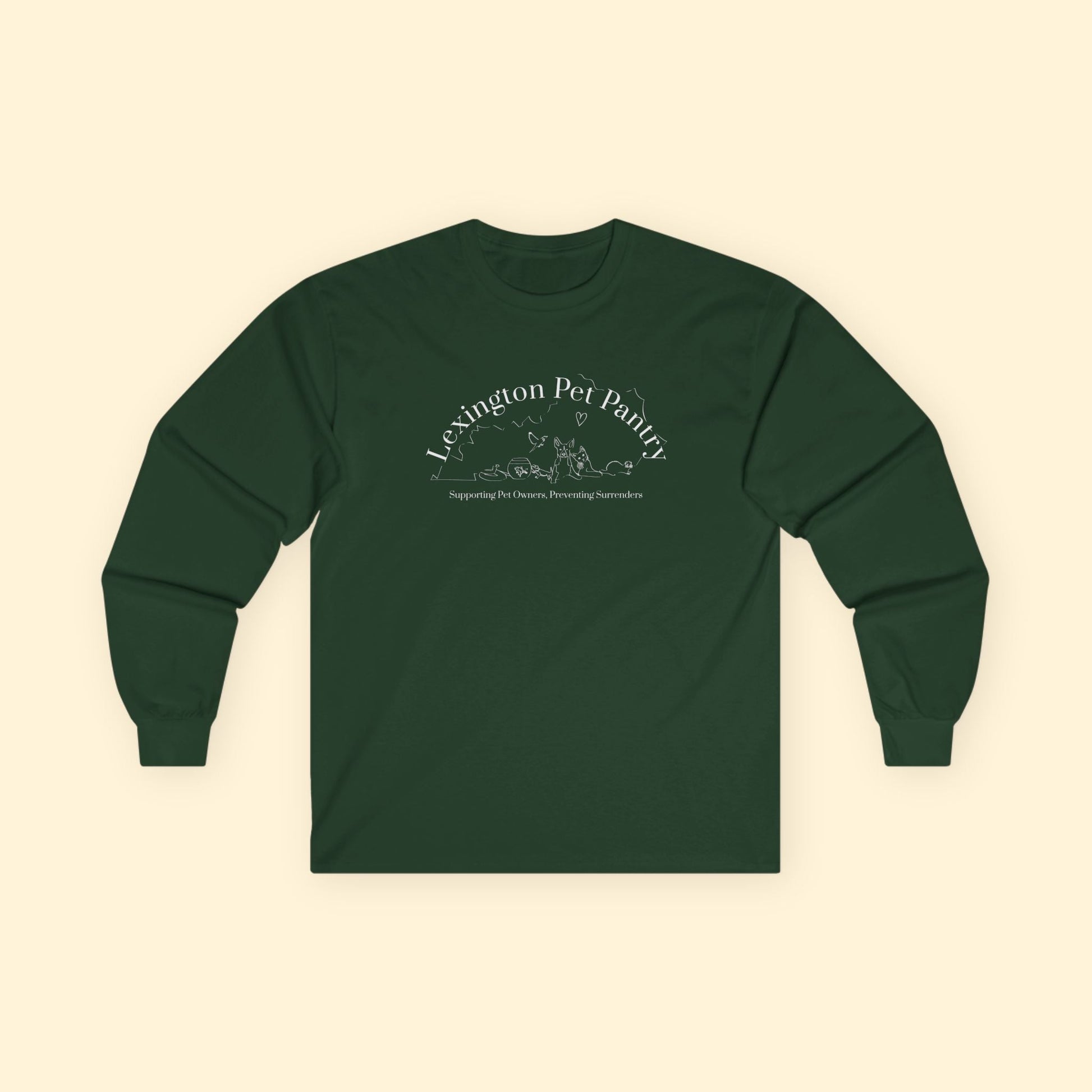 Long Sleeve Tee | FUNDRAISER | Lexington Pet Pantry - Detezi Designs - 33528450221210175783