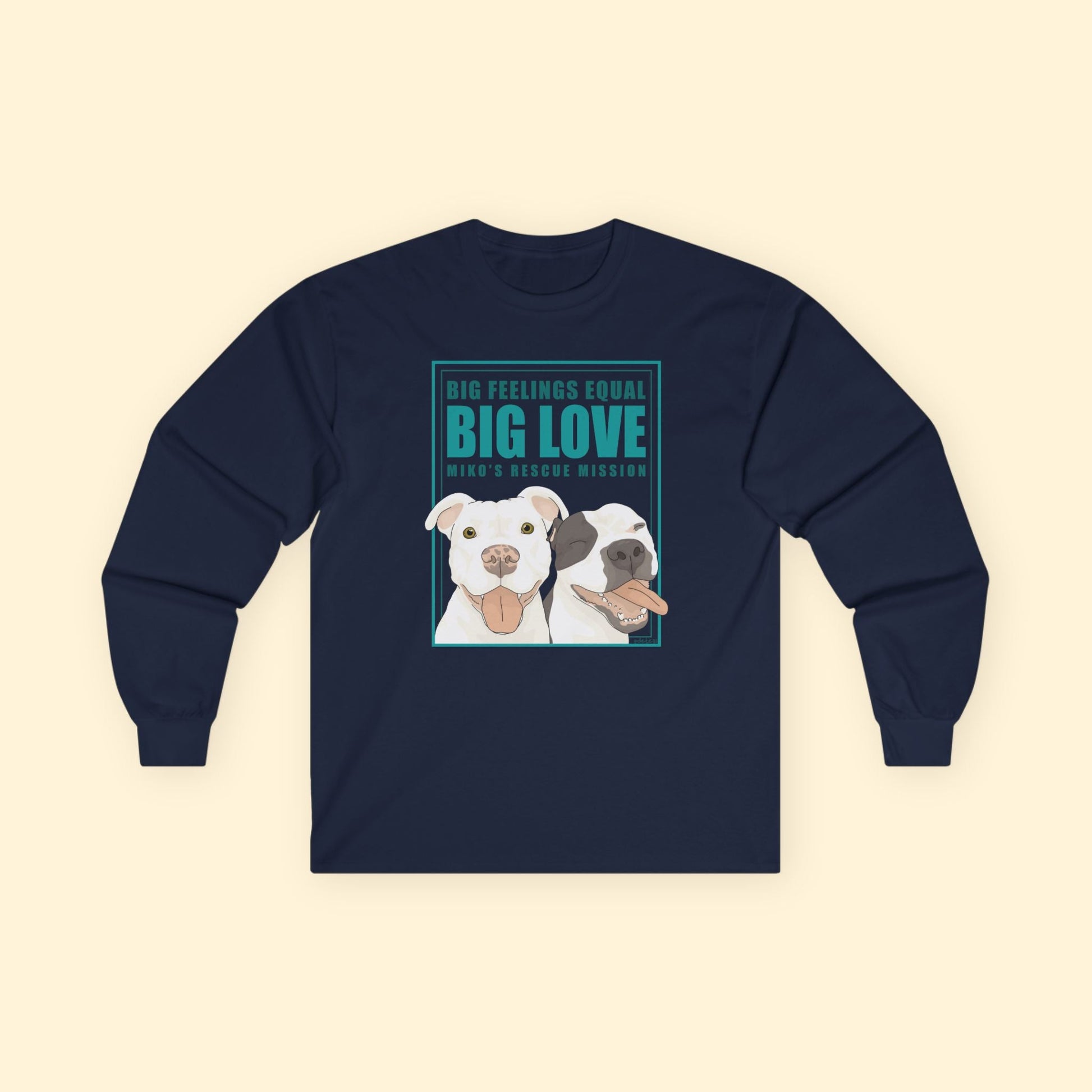 Long Sleeve Tee | FUNDRAISER | Miko's Rescue Mission - Detezi Designs - 21579639179404618711