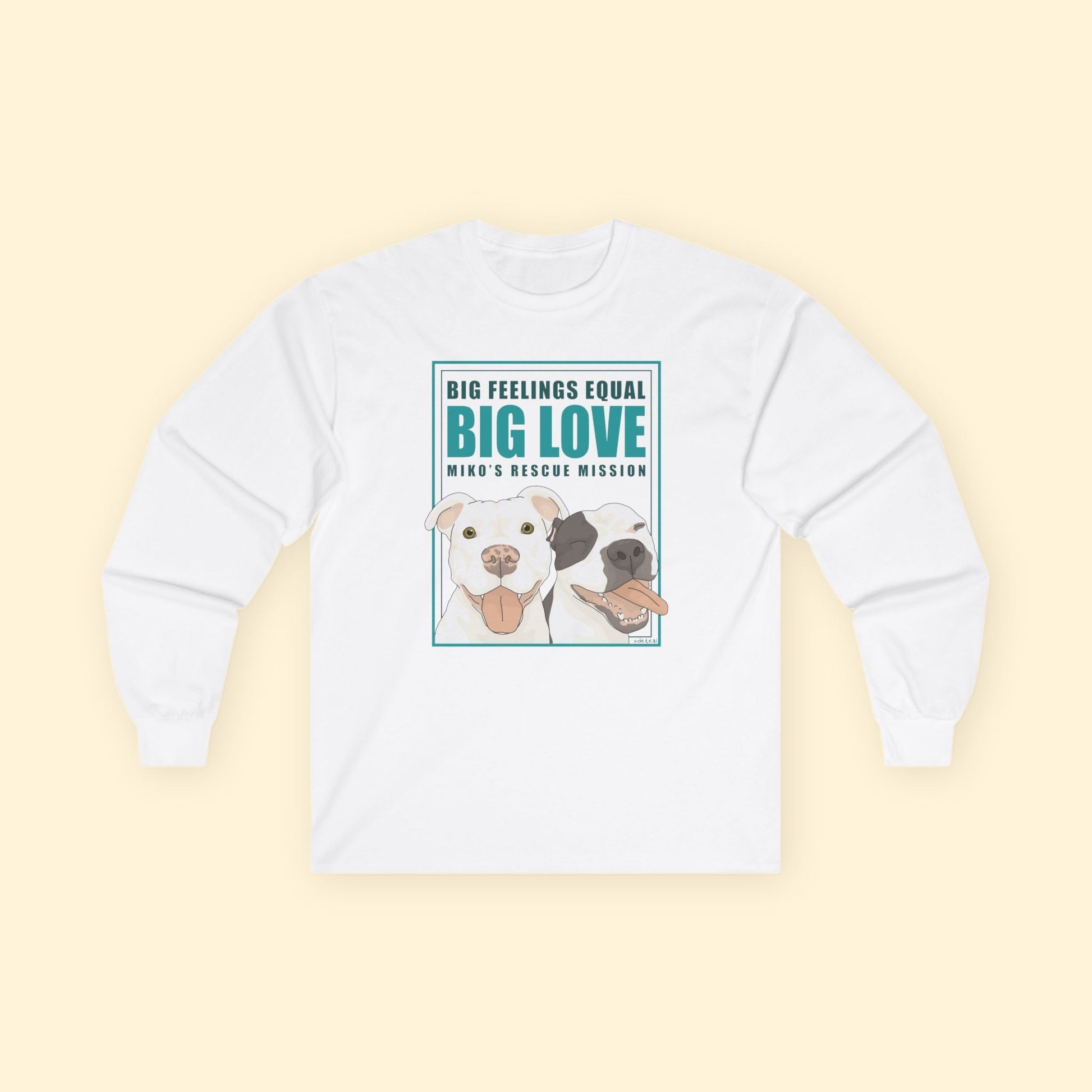 Long Sleeve Tee | FUNDRAISER | Miko's Rescue Mission - Detezi Designs - 26640147254639175153