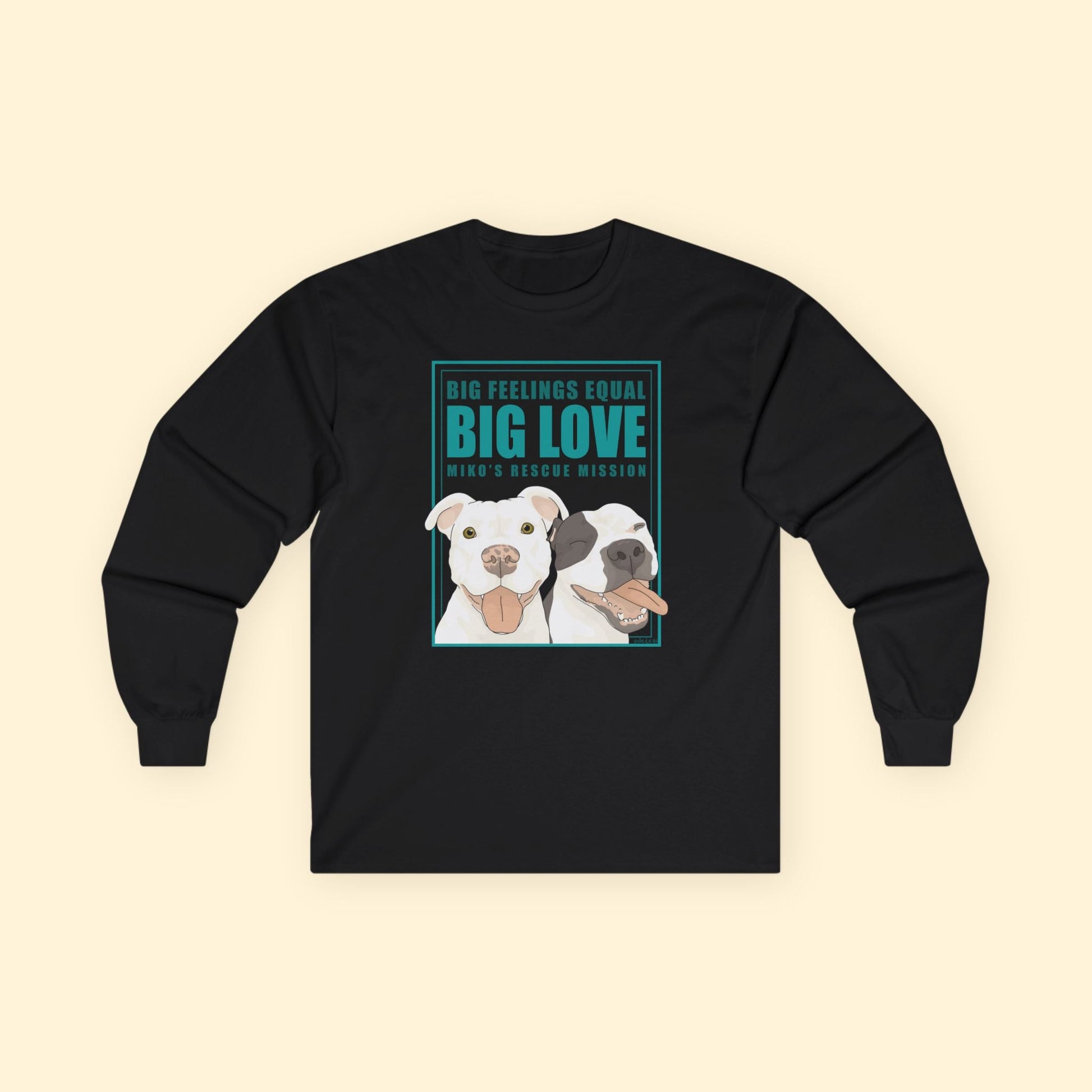 Long Sleeve Tee | FUNDRAISER | Miko's Rescue Mission - Detezi Designs - 28122557275048749275