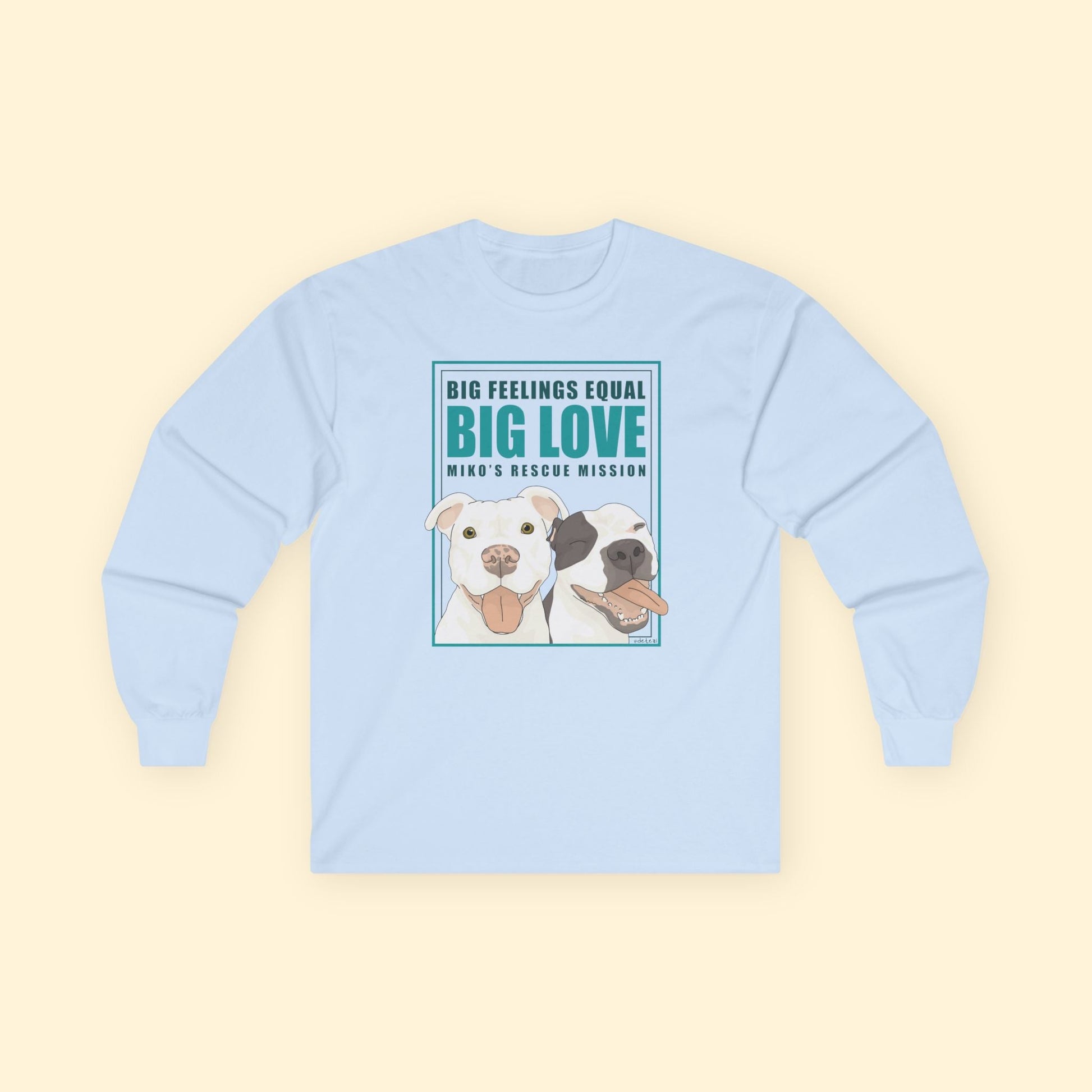 Long Sleeve Tee | FUNDRAISER | Miko's Rescue Mission - Detezi Designs - 81344446122707895736