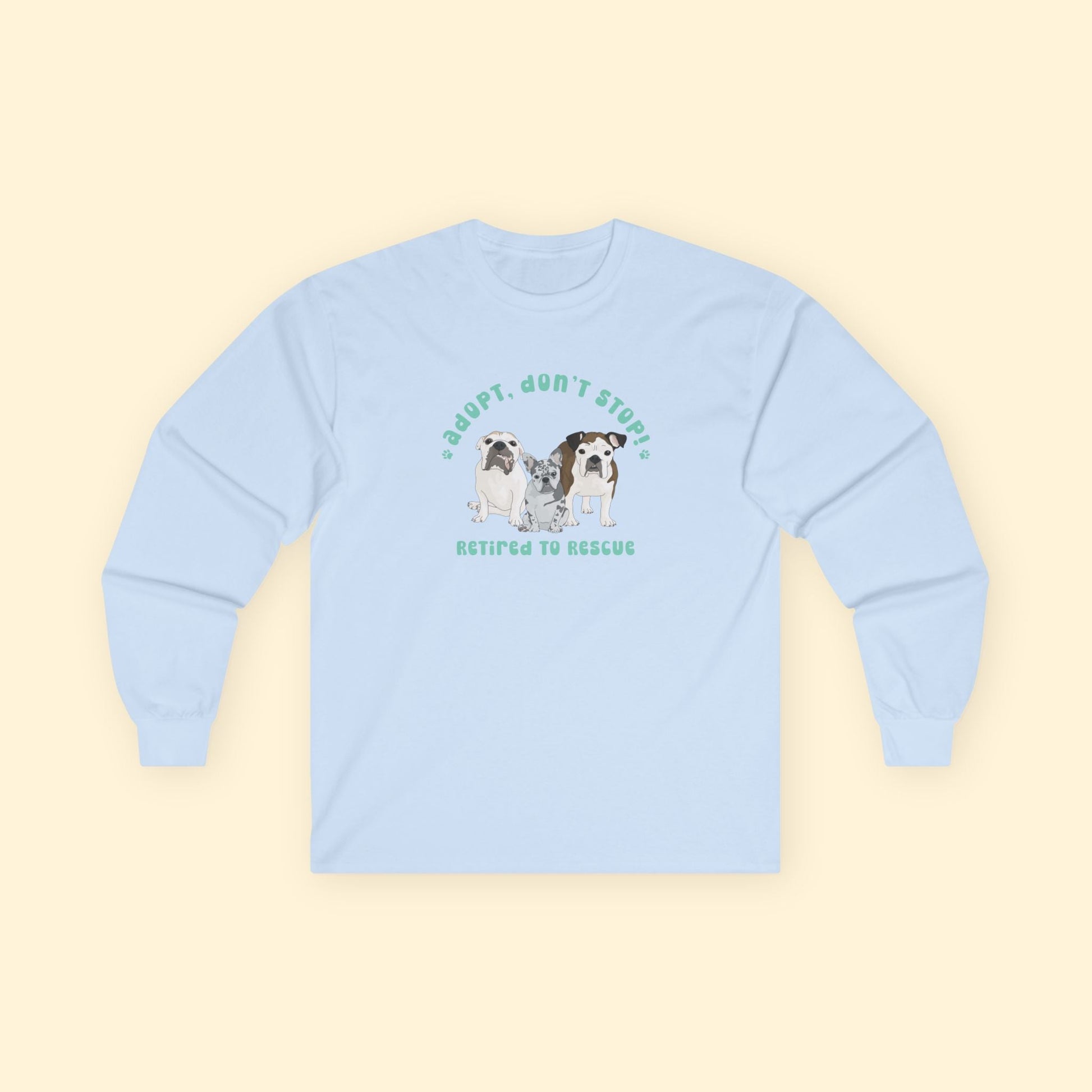 Long Sleeve Tee | FUNDRAISER | Retired to Rescue - Detezi Designs - 13193345131511424161