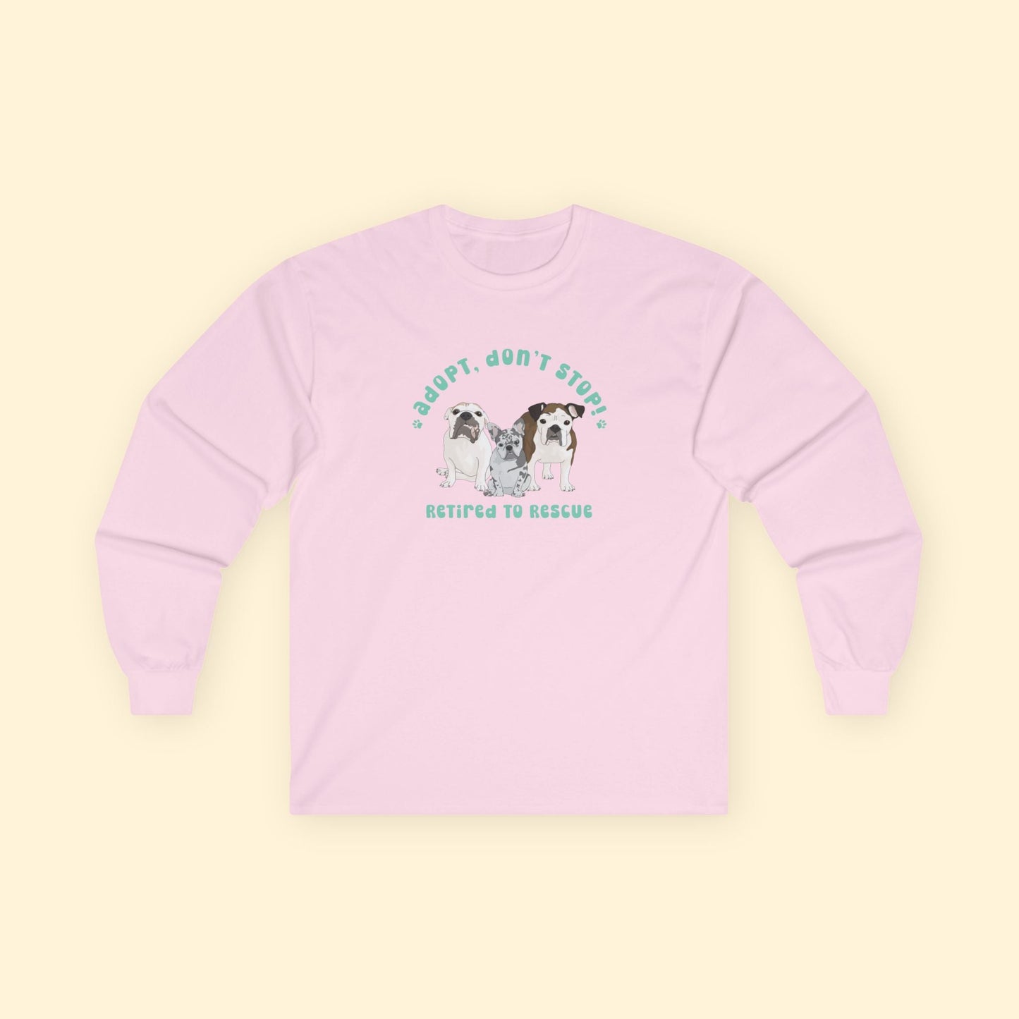 Long Sleeve Tee | FUNDRAISER | Retired to Rescue - Detezi Designs - 15683554879432287057