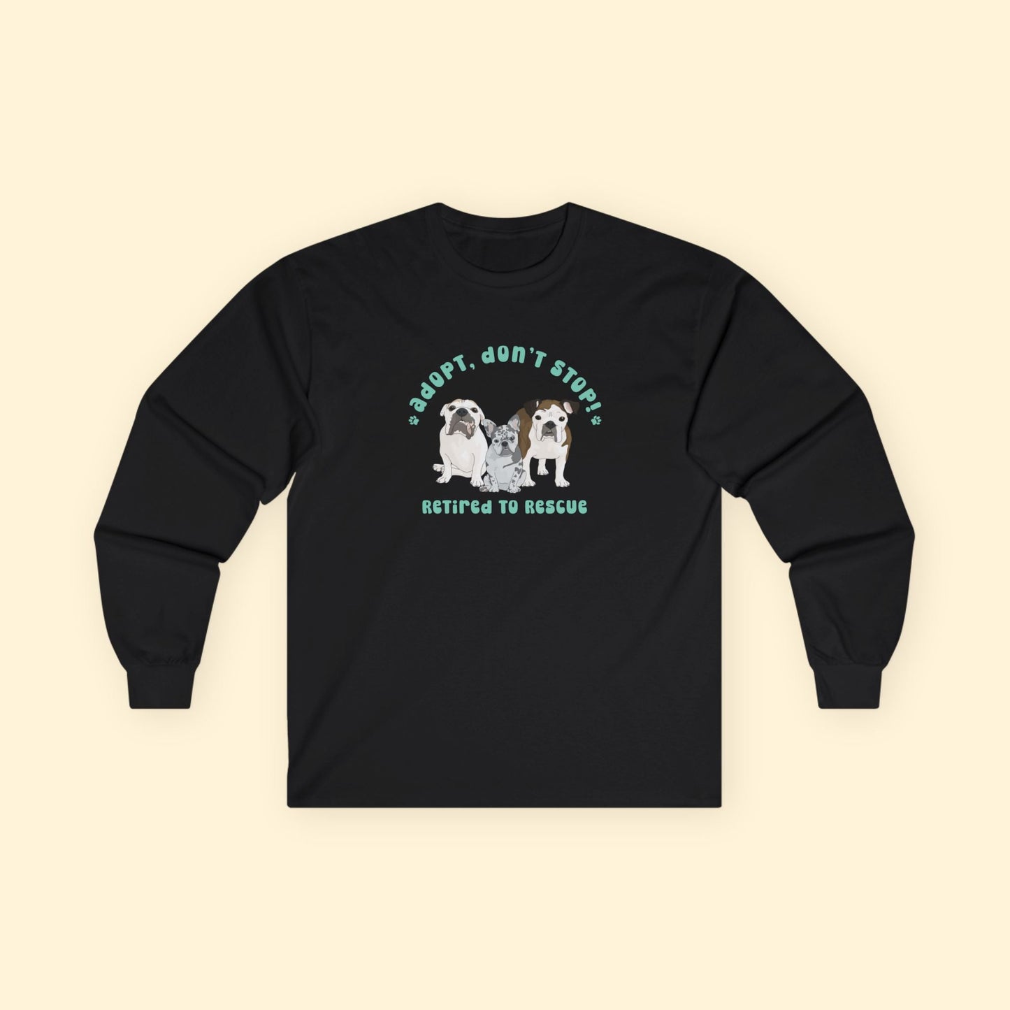 Long Sleeve Tee | FUNDRAISER | Retired to Rescue - Detezi Designs - 23715045272594045547
