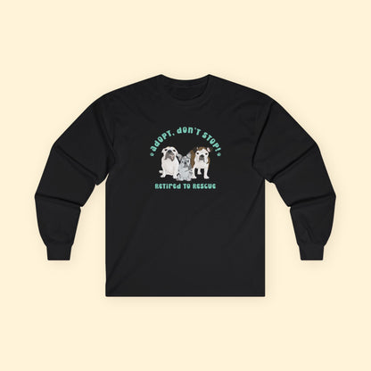 Long Sleeve Tee | FUNDRAISER | Retired to Rescue - Detezi Designs - 23715045272594045547