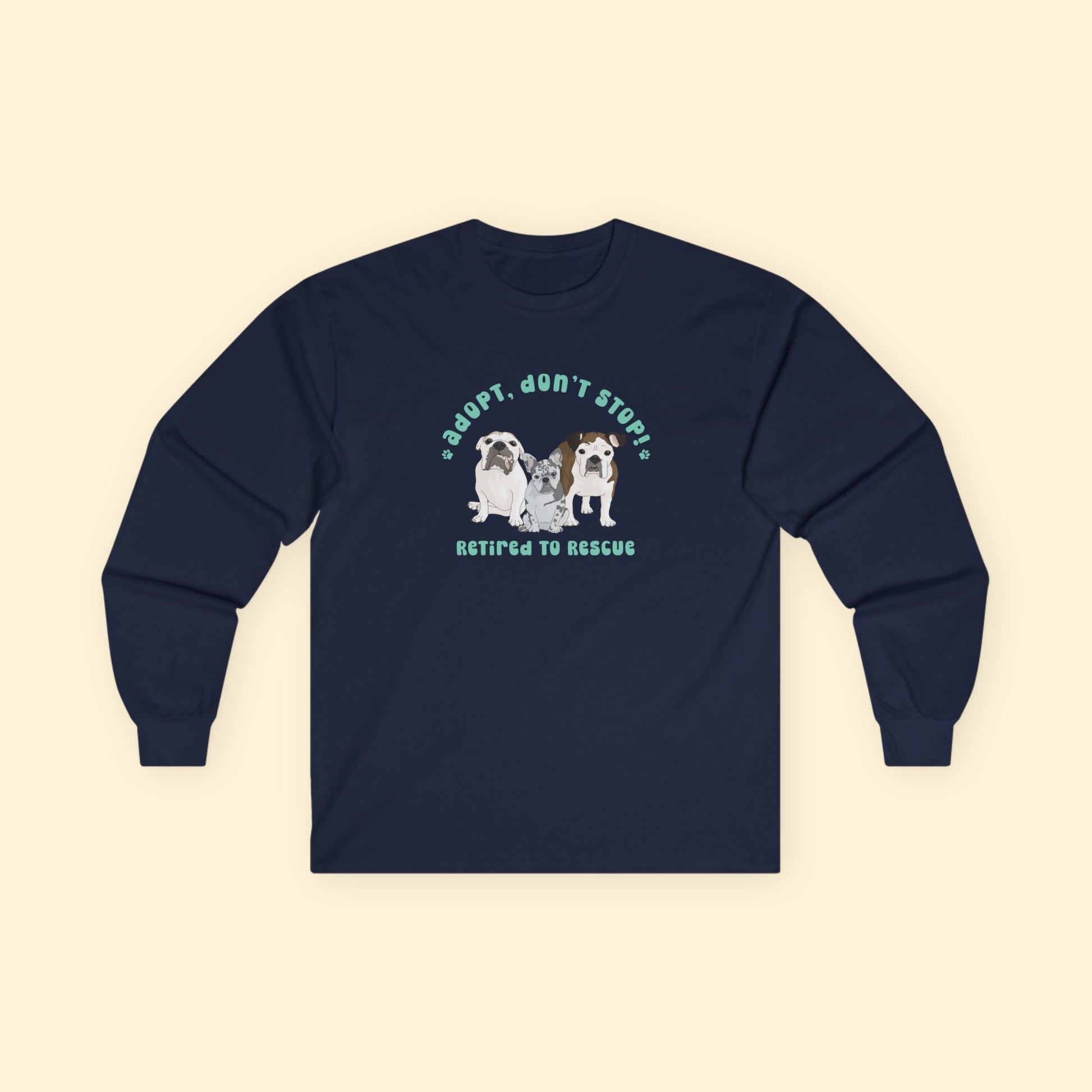 Long Sleeve Tee | FUNDRAISER | Retired to Rescue - Detezi Designs - 45224142121862338226