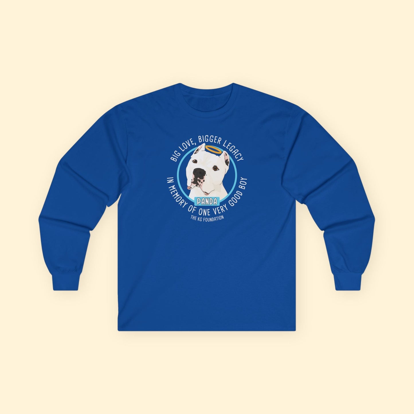 Long Sleeve Tee | FUNDRAISER | The KG Foundation | In Memory of Panda - Detezi Designs - 31407892354804726893