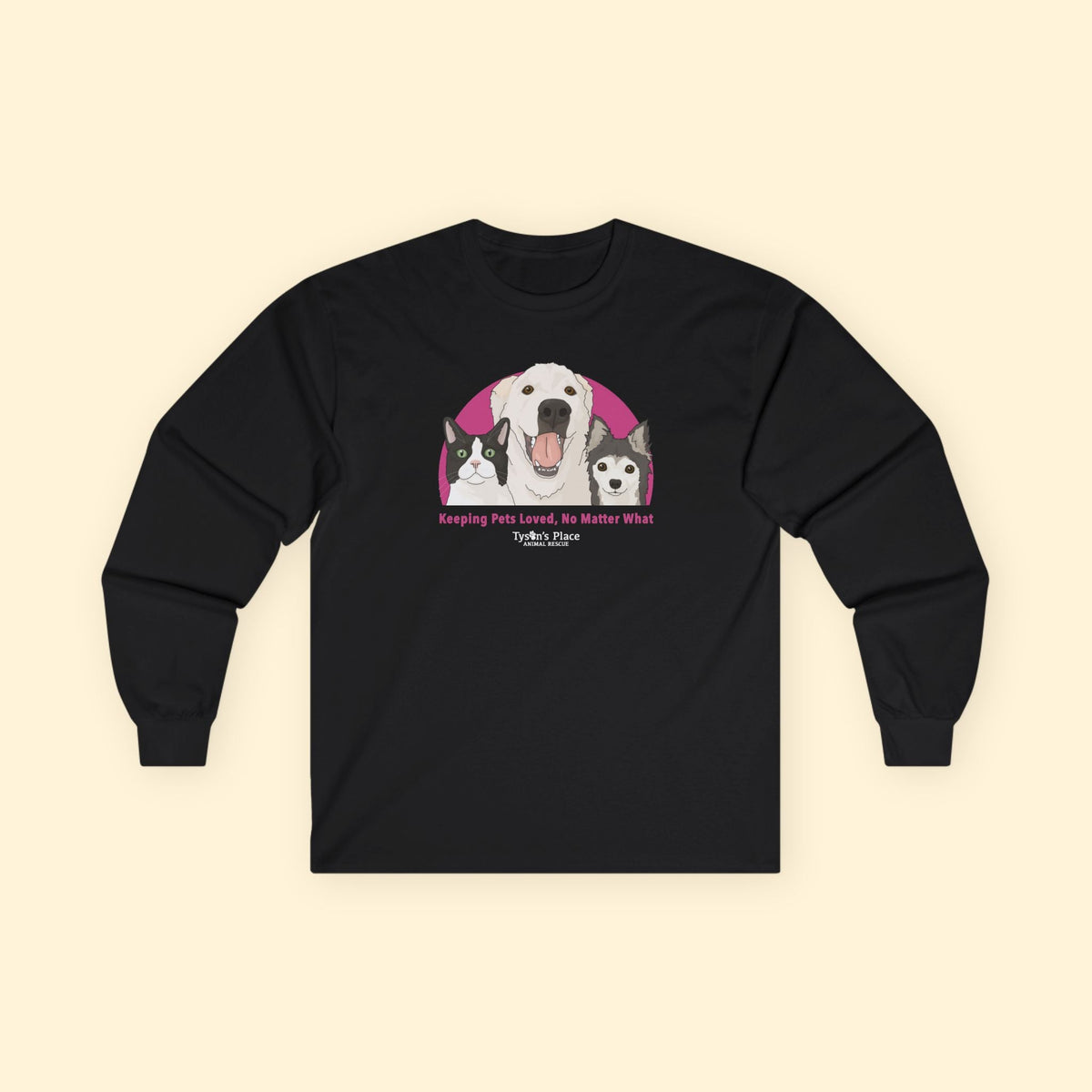 Long Sleeve Tee | FUNDRAISER | Tyson's Place - Detezi Designs-10901766458690707597