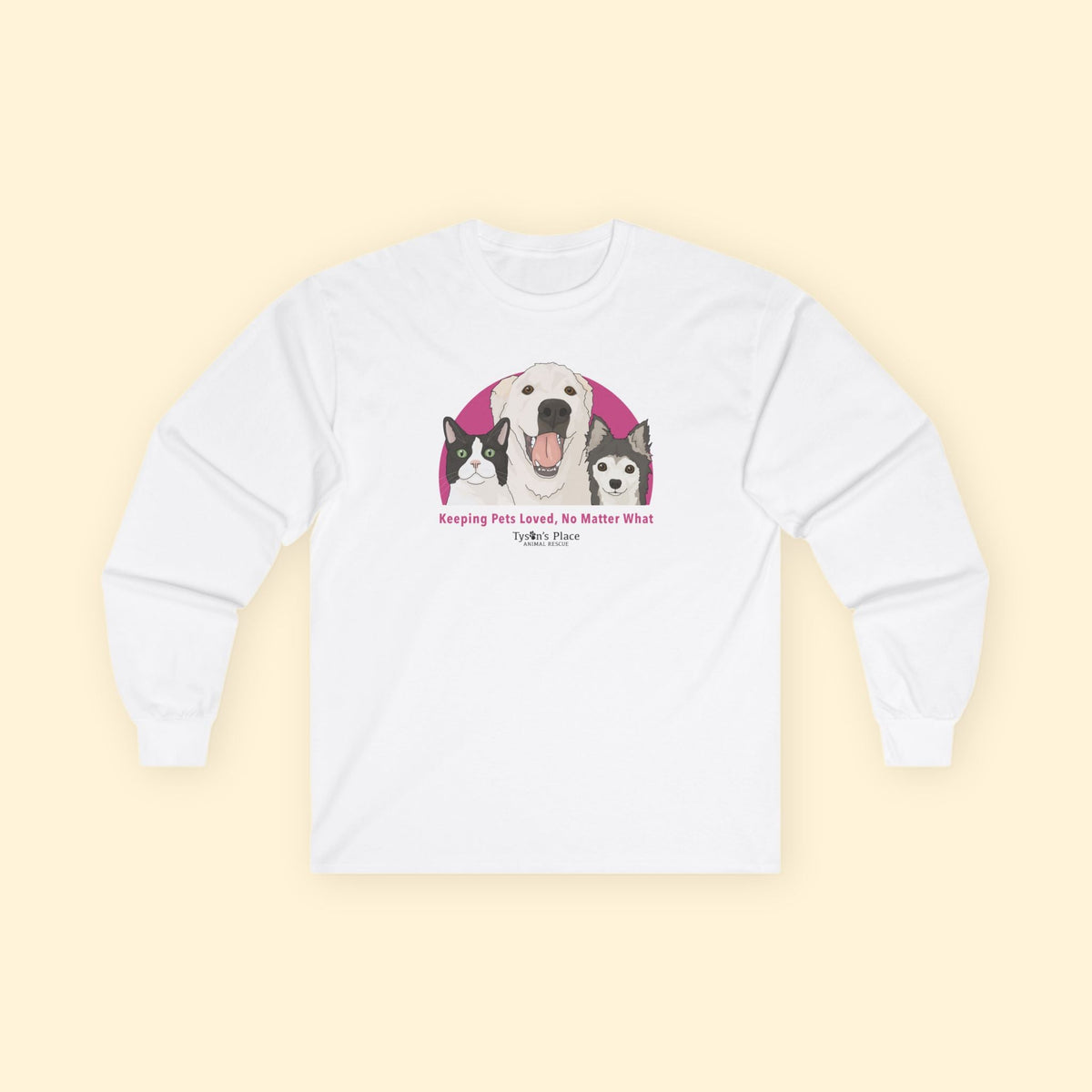 Long Sleeve Tee | FUNDRAISER | Tyson's Place - Detezi Designs-16417333323767549570