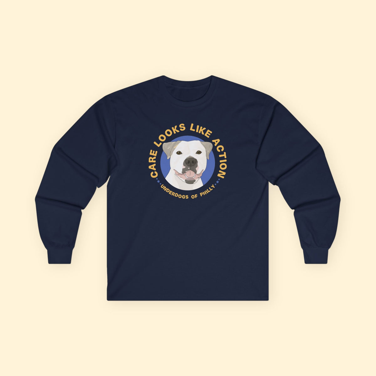Long Sleeve Tee | FUNDRAISER | Underdogs of Philly - Detezi Designs-89374993426119434943