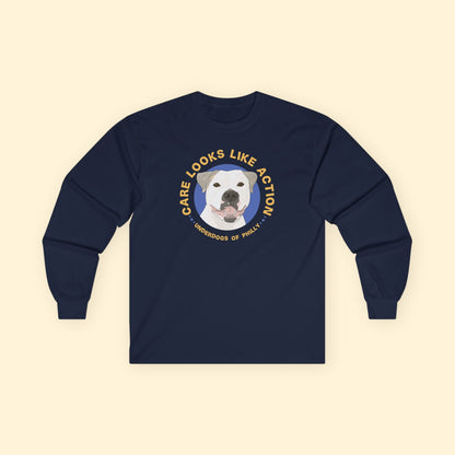 Long Sleeve Tee | FUNDRAISER | Underdogs of Philly - Detezi Designs-89374993426119434943