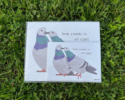 Love Comes in All Sizes | Giclee Fine Art Print - Detezi Designs - 
