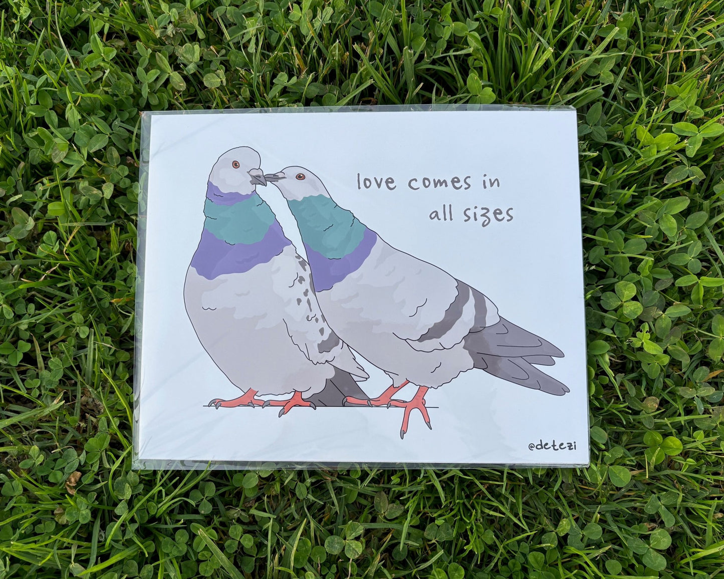 Love Comes in All Sizes | Giclee Fine Art Print - Detezi Designs - 