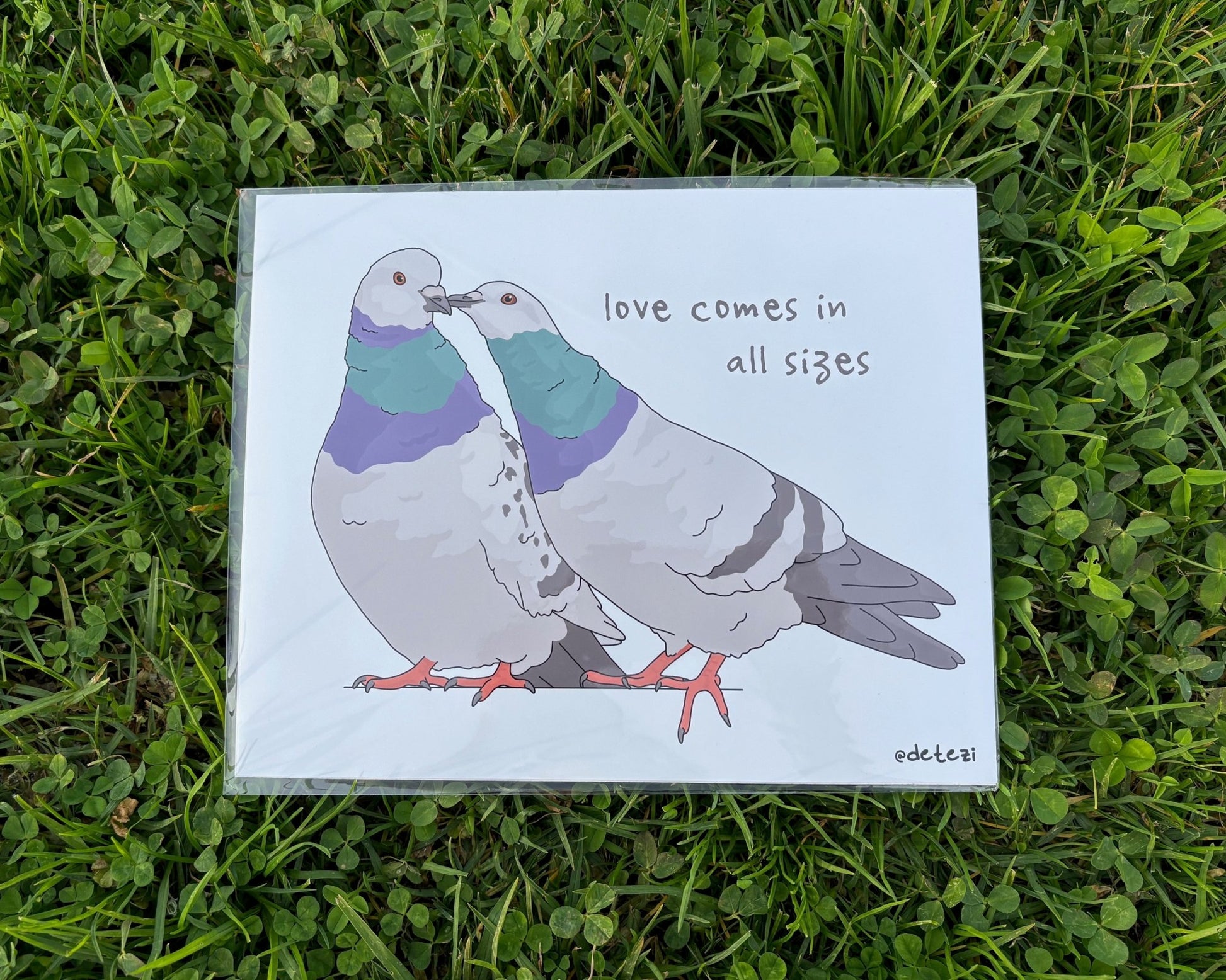 Love Comes in All Sizes | Giclee Fine Art Print - Detezi Designs - 
