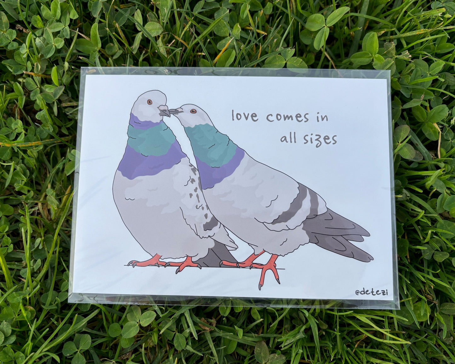 Love Comes in All Sizes | Giclee Fine Art Print - Detezi Designs - 
