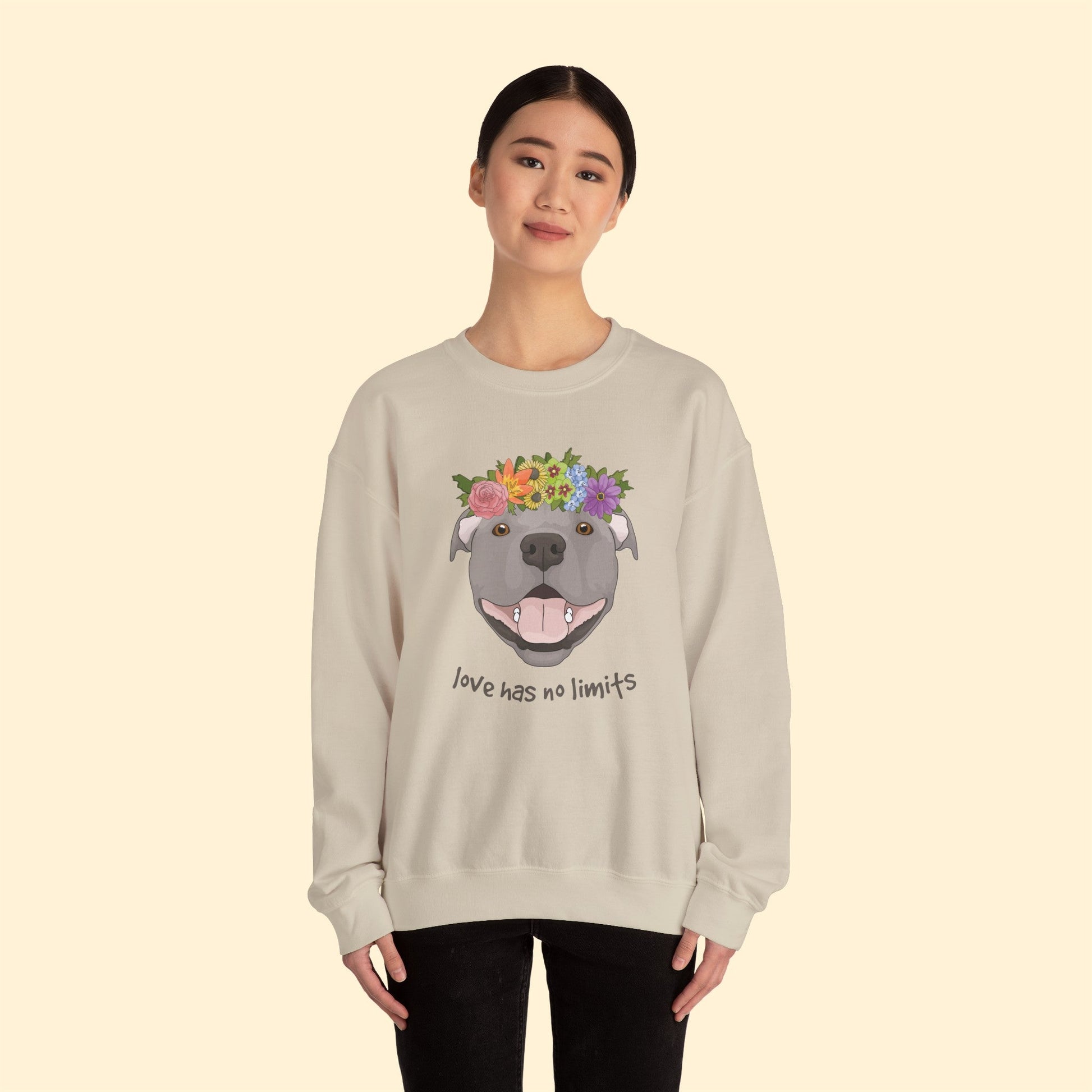 Love Has No Limits | Crewneck Sweatshirt - Detezi Designs-10951587308114512083