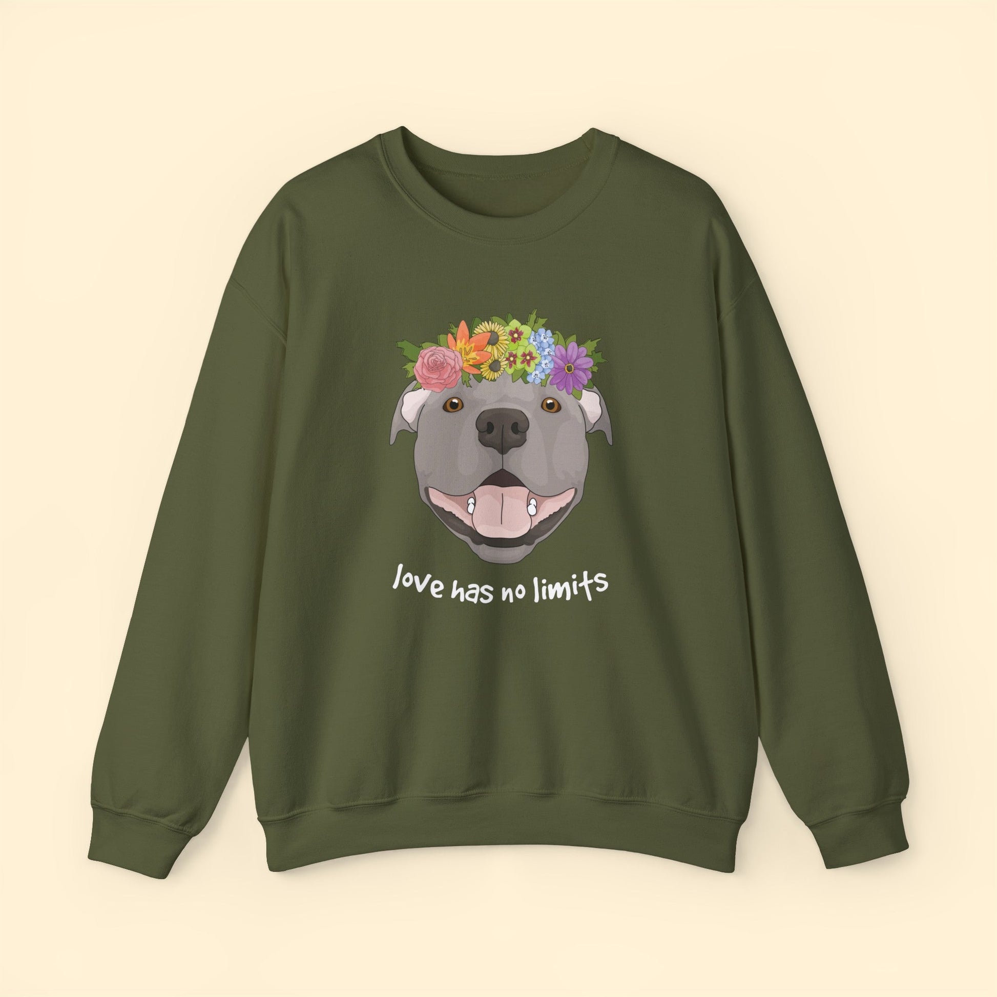 Love Has No Limits | Crewneck Sweatshirt - Detezi Designs-10951587308114512083