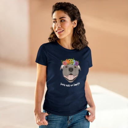 Love Has No Limits | Women's Midweight Cotton Tee - Detezi Designs - 10224720954369121388