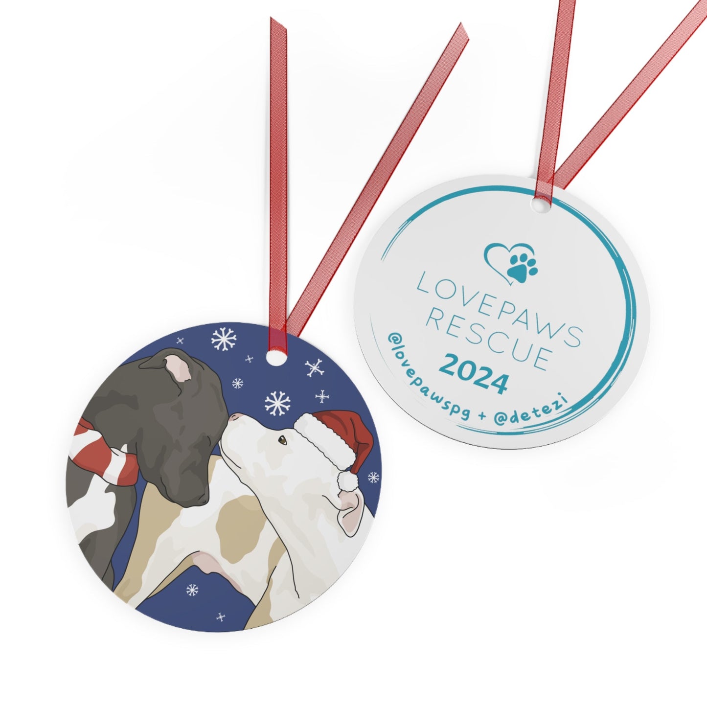 LOVEPAWS | FUNDRAISER | 2024 Holiday Ornament - Detezi Designs - 26640222472486033722