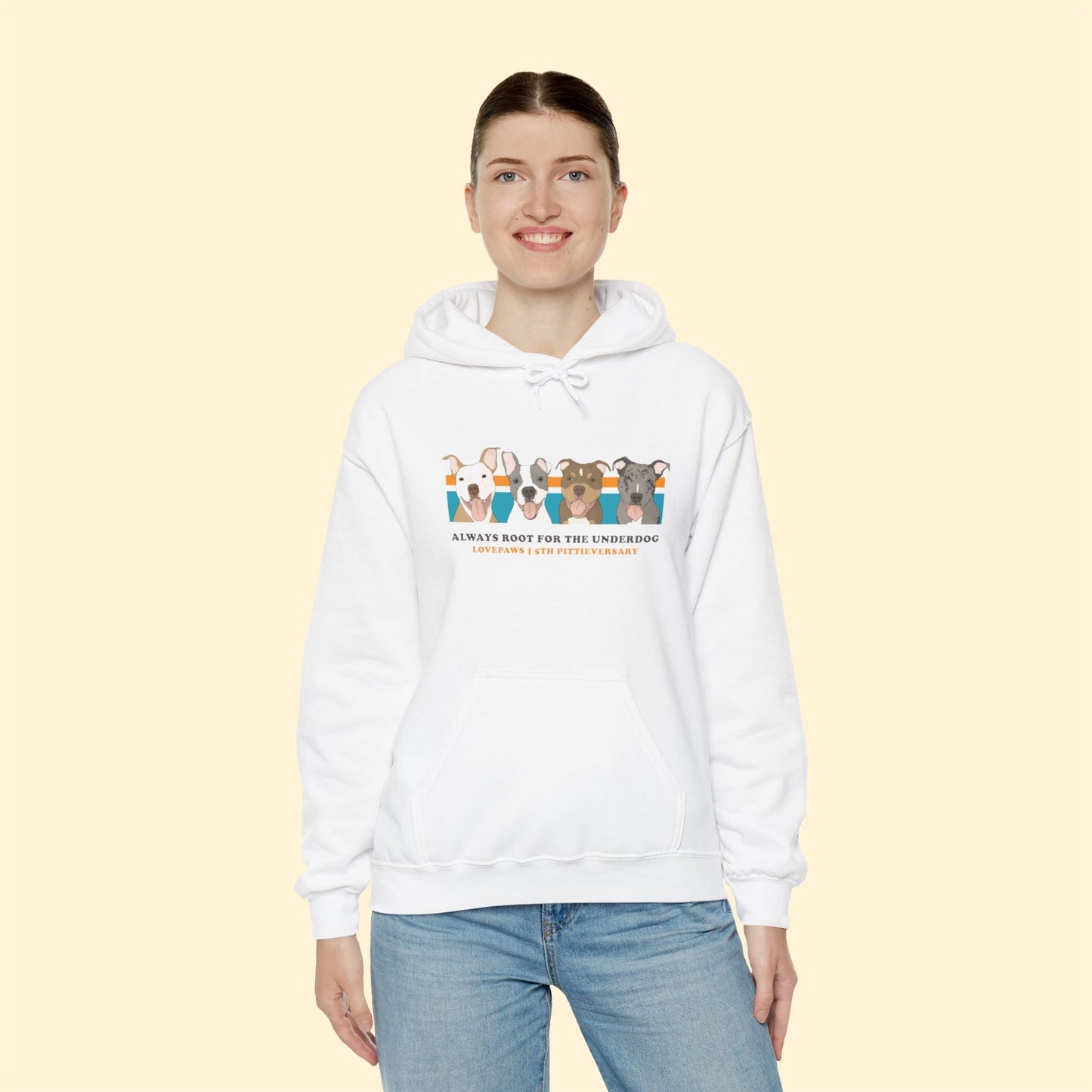 LOVEPAWS | FUNDRAISER | Hooded Sweatshirt - Detezi Designs - 12286014280556572028