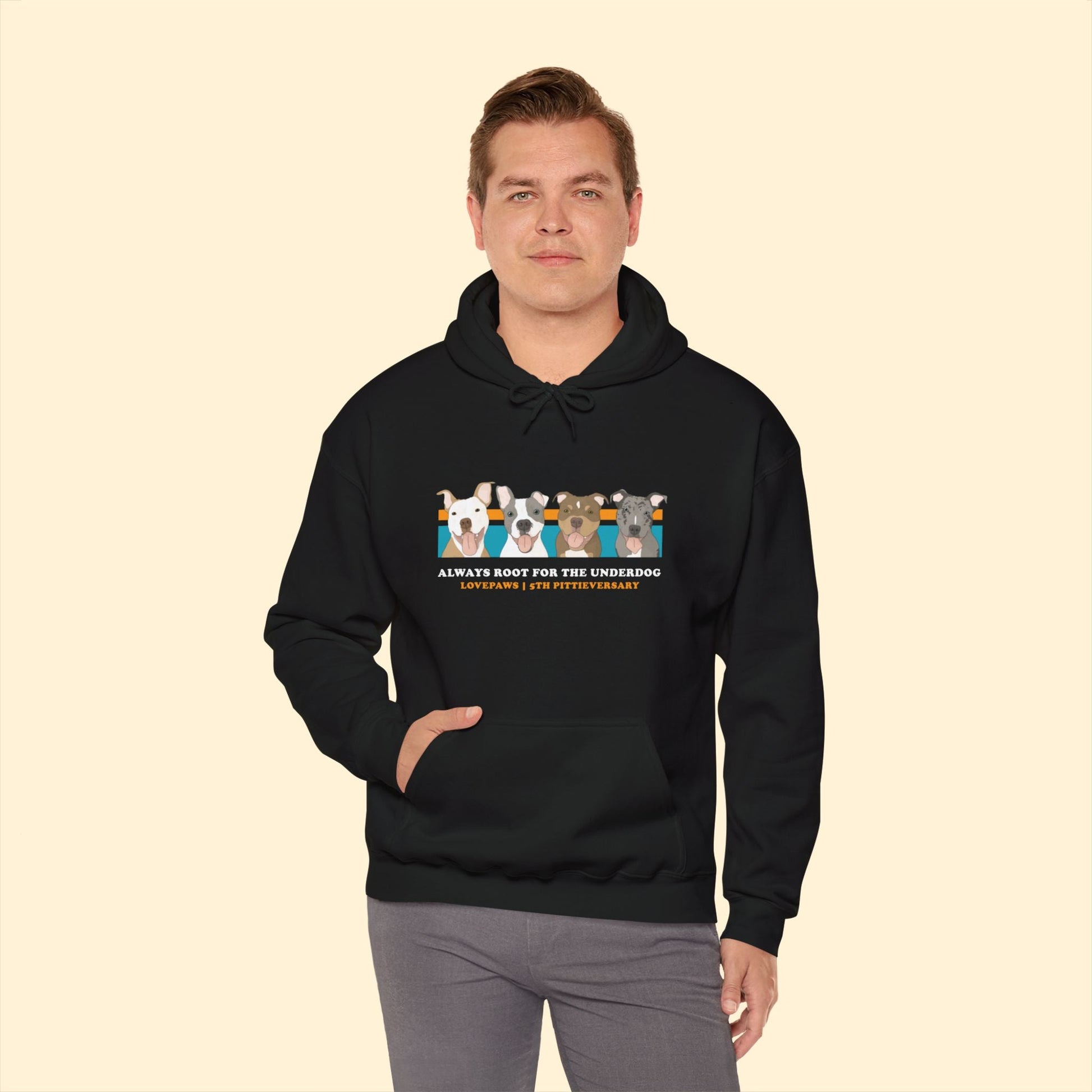 LOVEPAWS | FUNDRAISER | Hooded Sweatshirt - Detezi Designs - 12286014280556572028