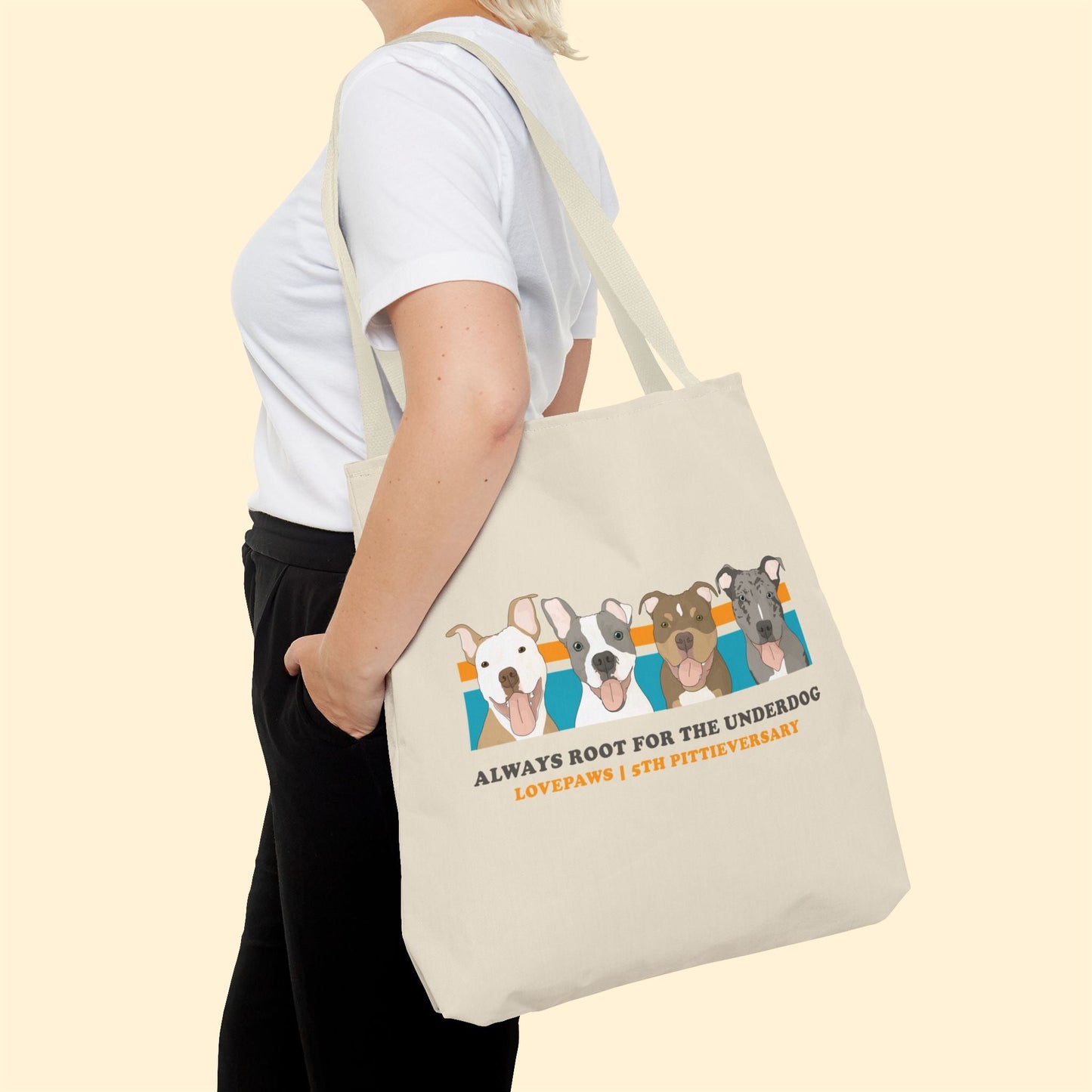 LOVEPAWS | FUNDRAISER | Tote Bag - Detezi Designs - 20450681753590757349