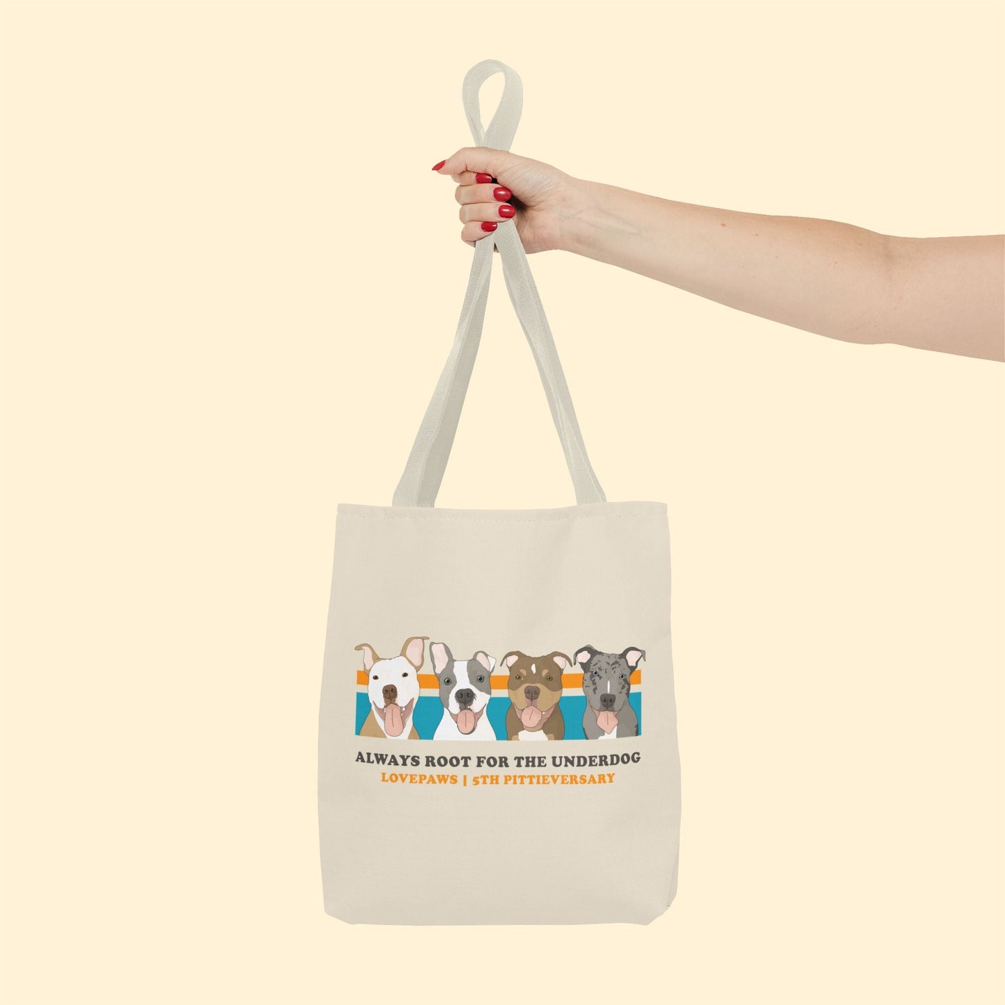 LOVEPAWS | FUNDRAISER | Tote Bag - Detezi Designs - 20450681753590757349