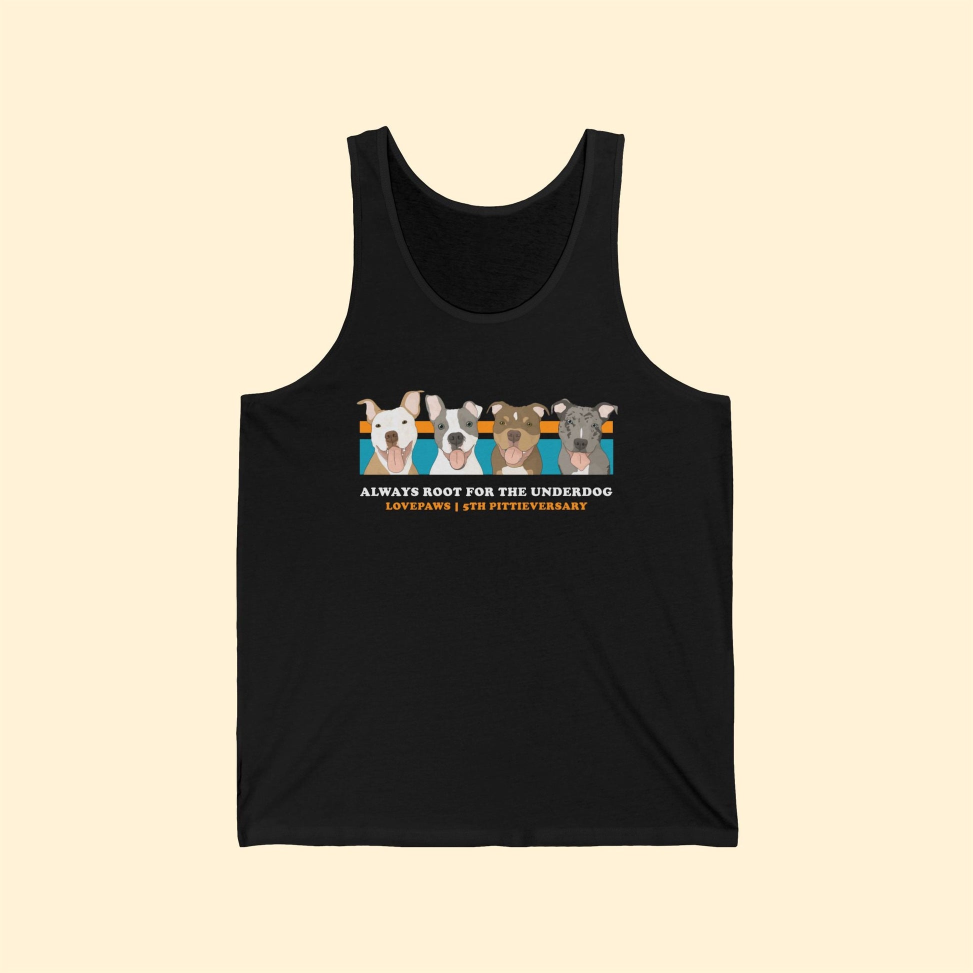 LOVEPAWS | FUNDRAISER | Unisex Jersey Tank - Detezi Designs - 11404844554093021065