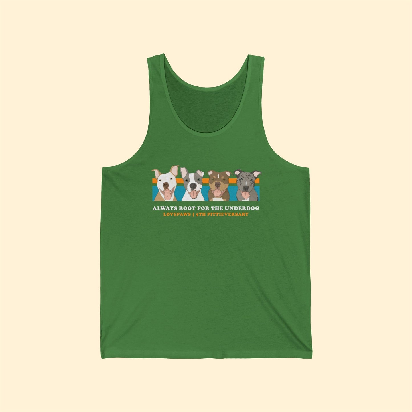 LOVEPAWS | FUNDRAISER | Unisex Jersey Tank - Detezi Designs - 23071417580389562721