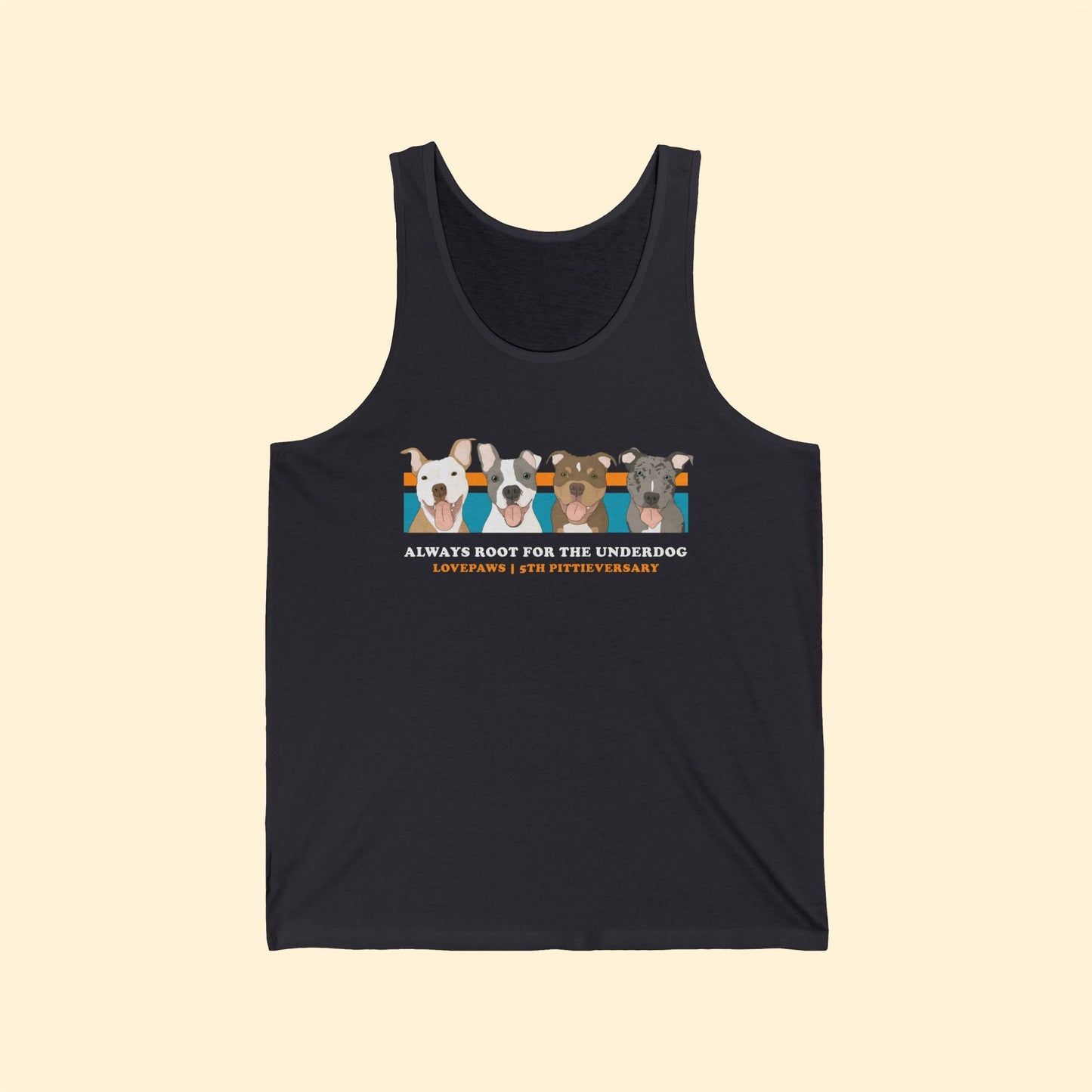 LOVEPAWS | FUNDRAISER | Unisex Jersey Tank - Detezi Designs - 48491223466481947528