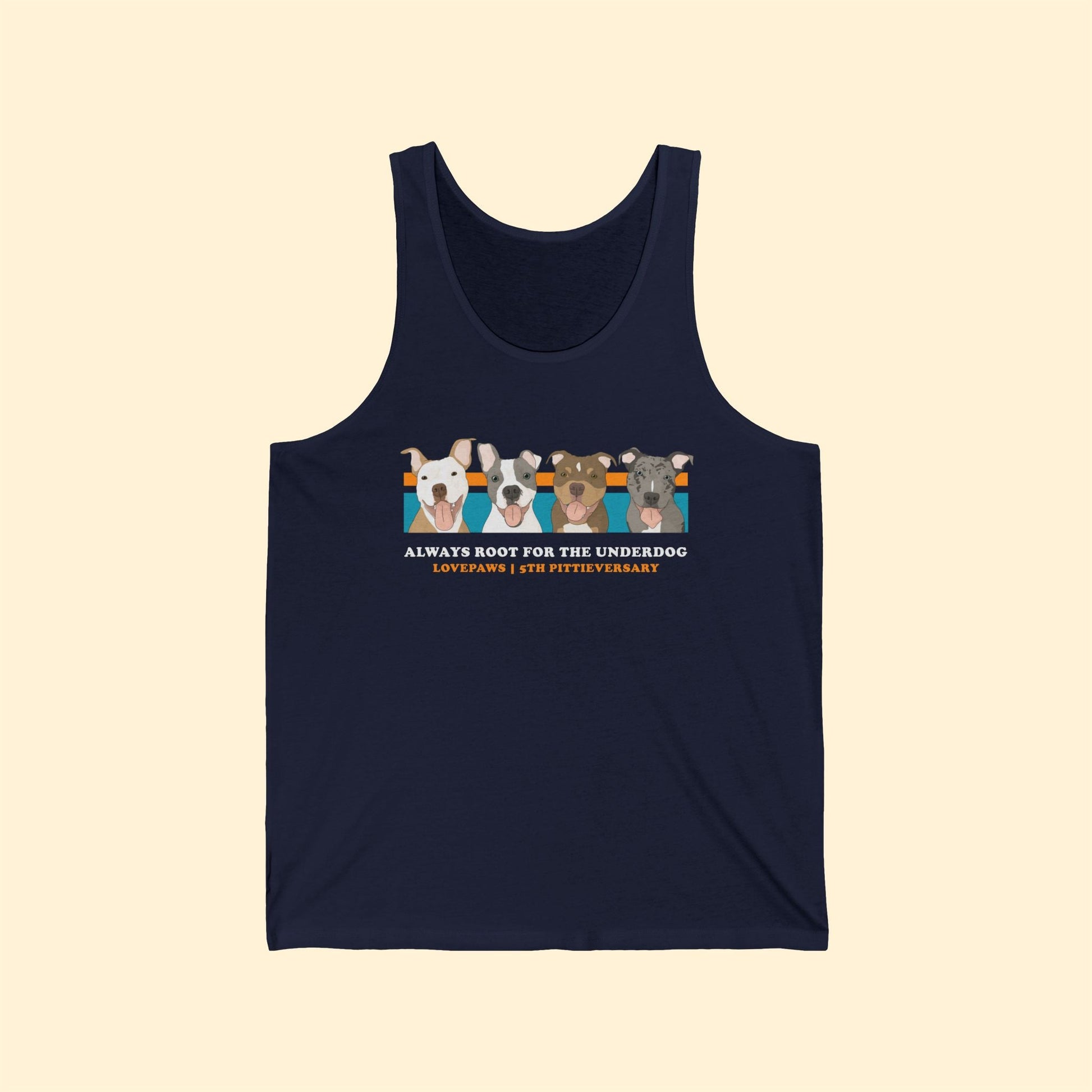 LOVEPAWS | FUNDRAISER | Unisex Jersey Tank - Detezi Designs - 73270551765634976524