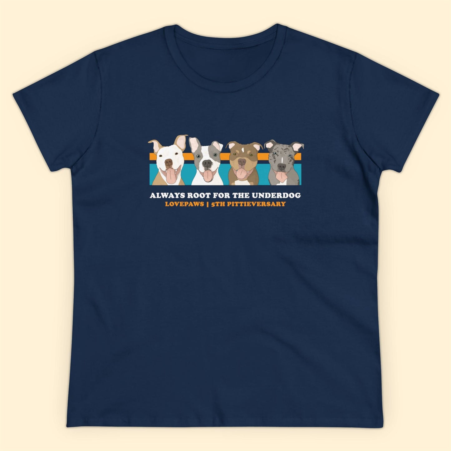 LOVEPAWS | FUNDRAISER | Women's Midweight Cotton Tee - Detezi Designs - 11927597055749336574