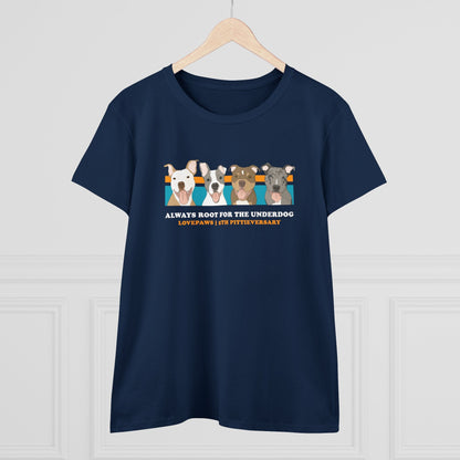 LOVEPAWS | FUNDRAISER | Women's Midweight Cotton Tee - Detezi Designs - 11927597055749336574