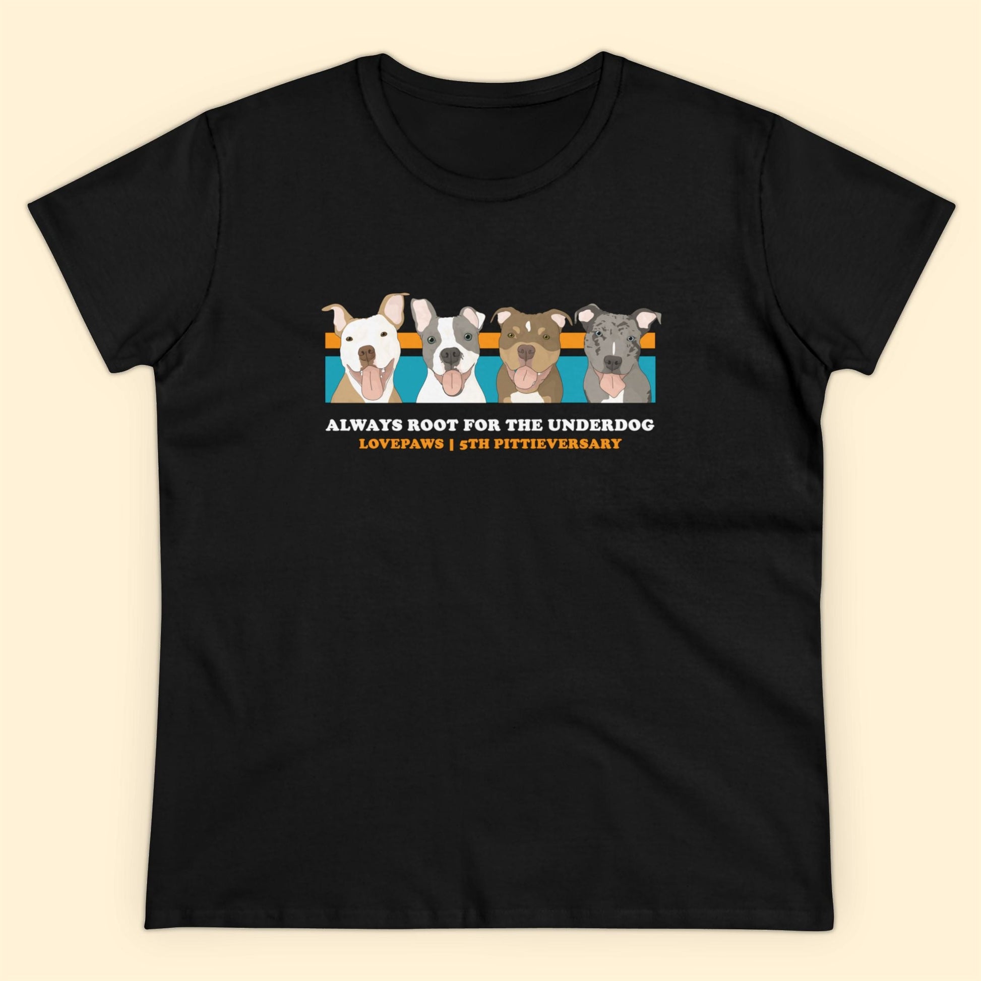 LOVEPAWS | FUNDRAISER | Women's Midweight Cotton Tee - Detezi Designs - 21742728427452499380