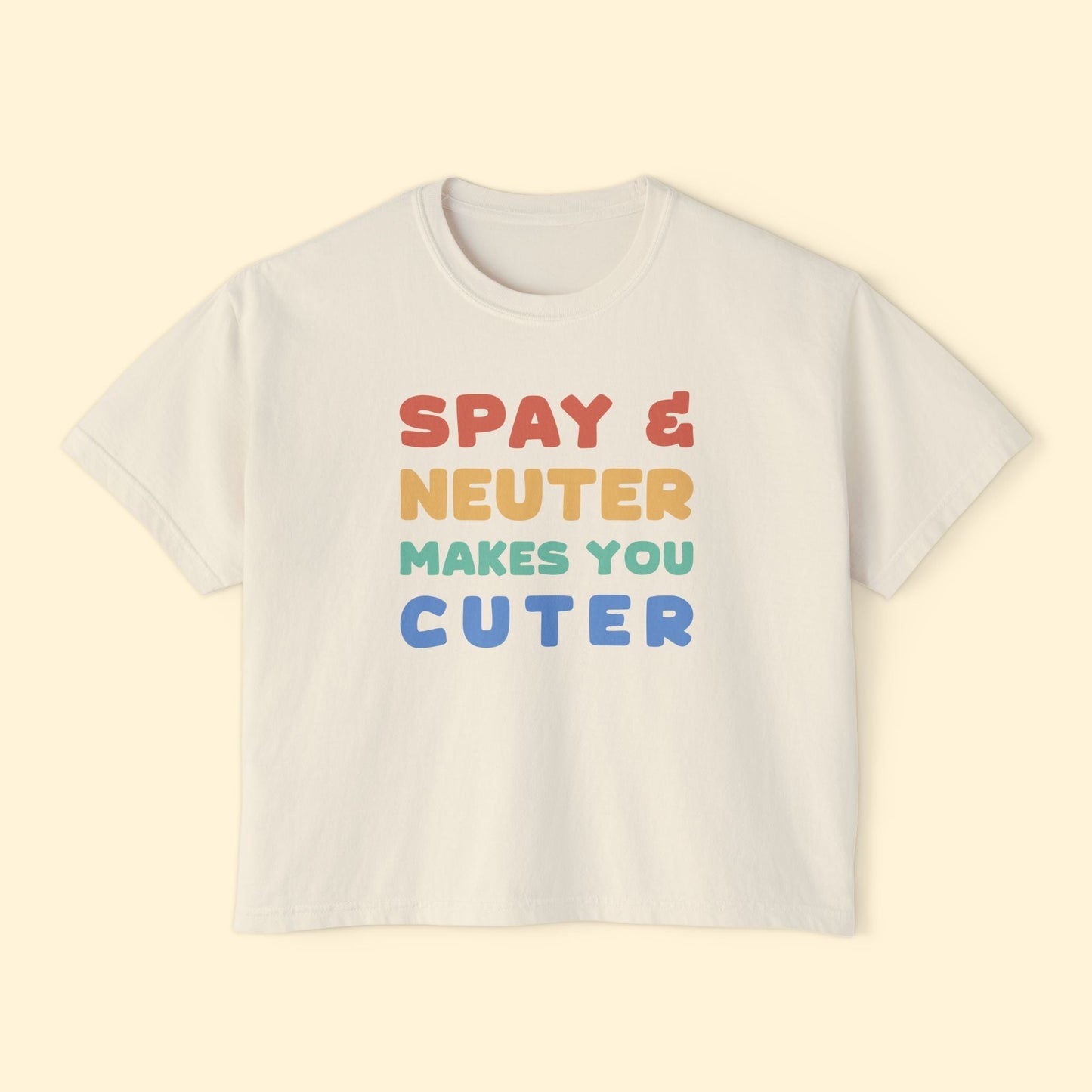 Makes You Cuter | Comfort Colors Boxy Tee - Detezi Designs - 11009114657258531480