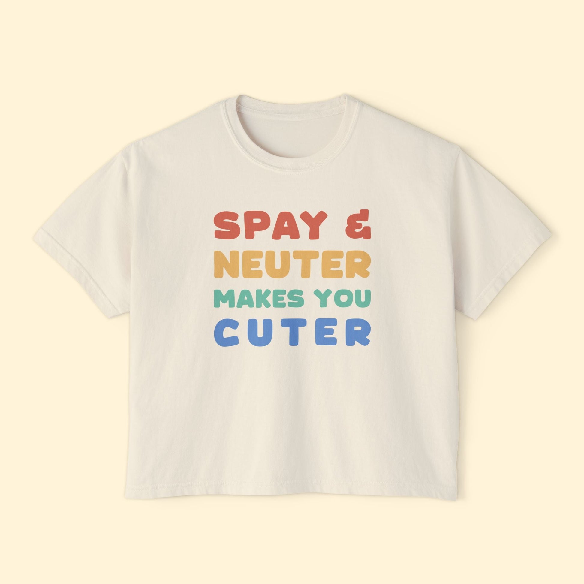 Makes You Cuter | Comfort Colors Boxy Tee - Detezi Designs - 11009114657258531480