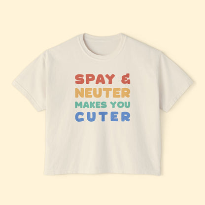 Makes You Cuter | Comfort Colors Boxy Tee - Detezi Designs - 11009114657258531480