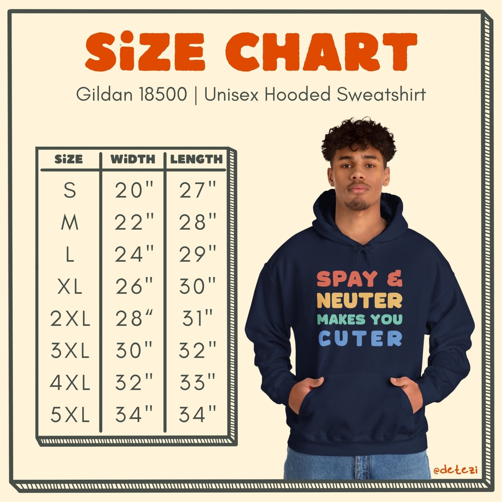 Makes You Cuter | Hooded Sweatshirt - Detezi Designs - 23609385385027841765