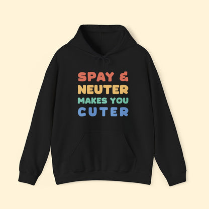 Makes You Cuter | Hooded Sweatshirt - Detezi Designs - 24855266895842906747